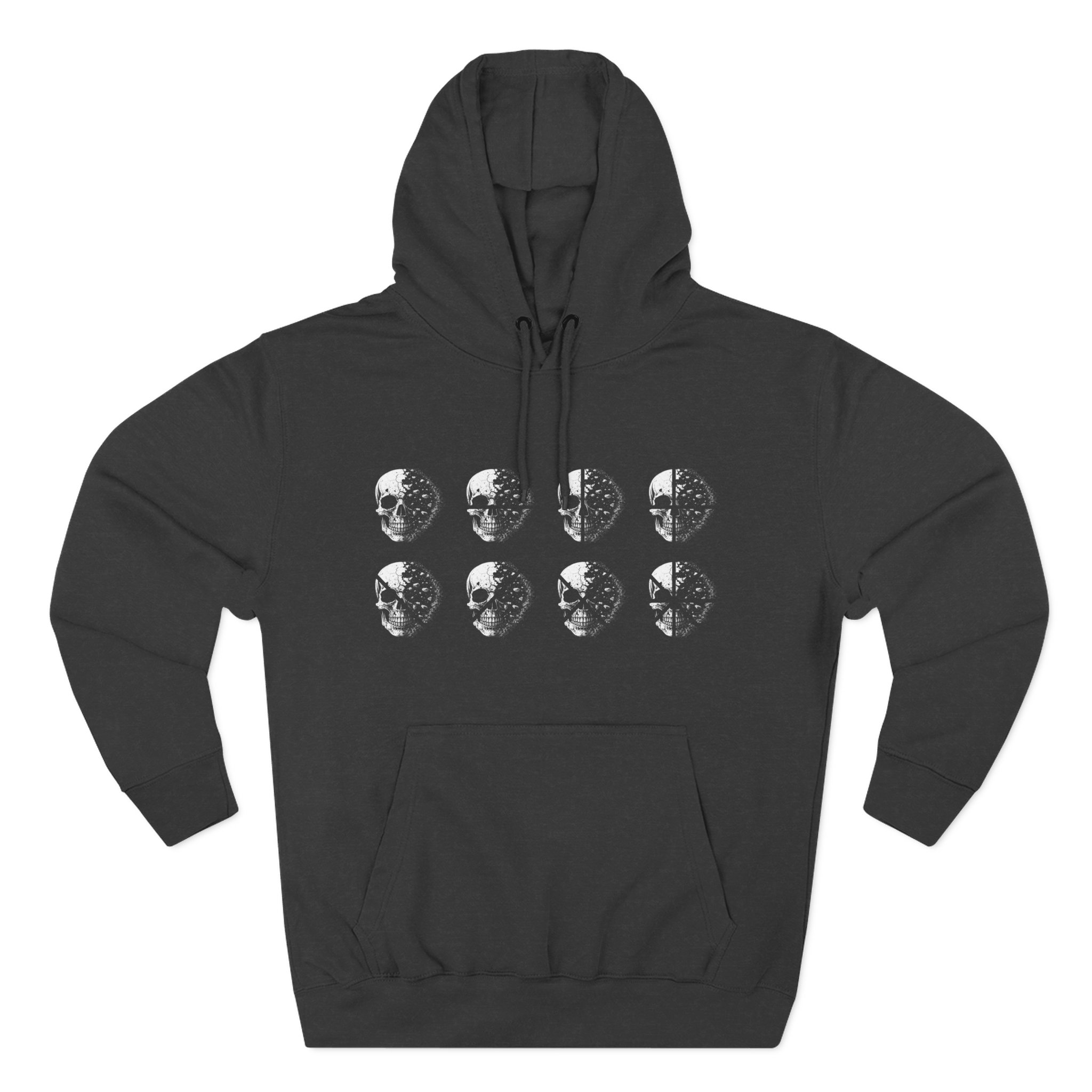 Stay Lucid Hoodie — Minimal Lunar Skull Graphic Pullover - Image 9