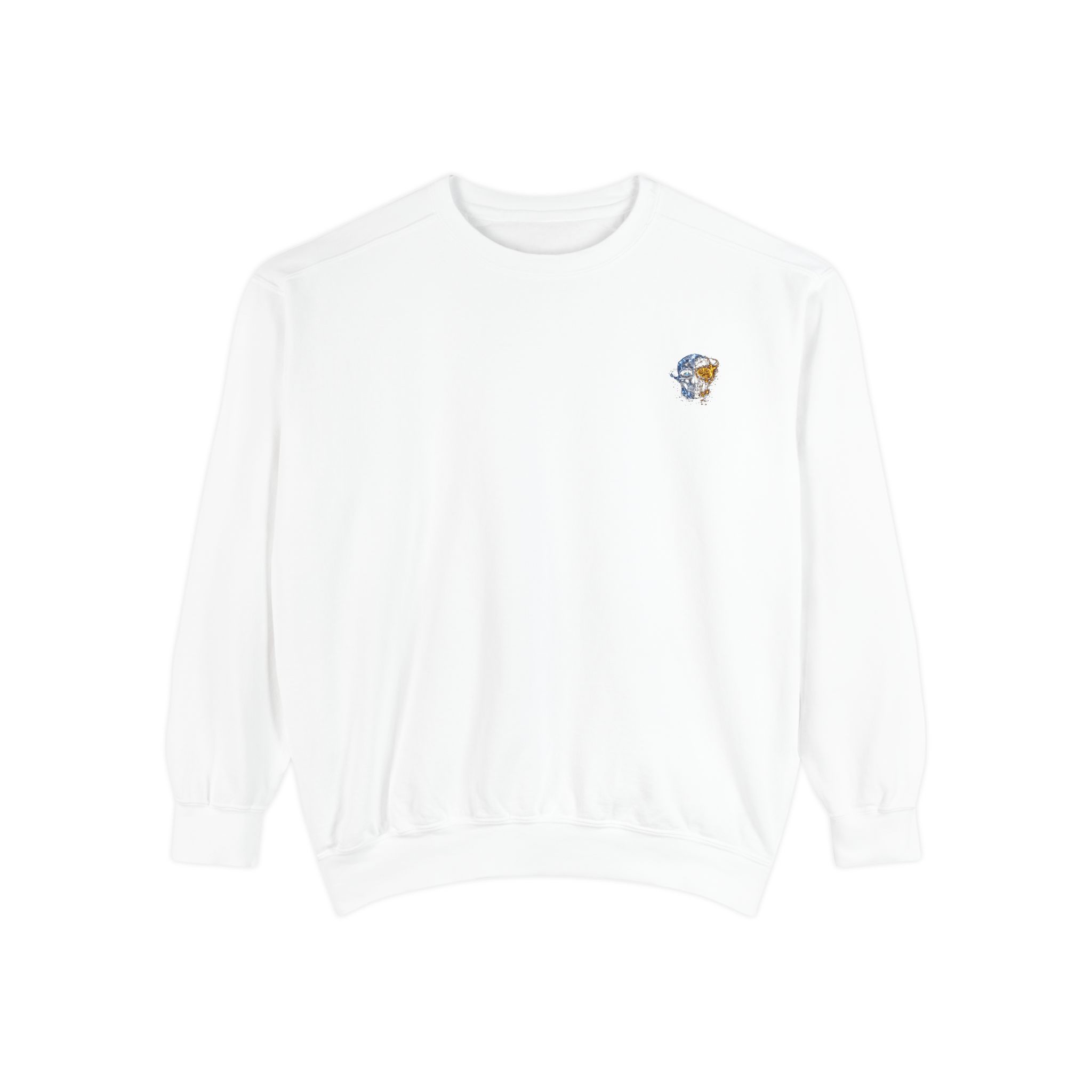 Minimalist Ice Cream Cone Sweatshirt – Cute Small Chest Graphic Cozy Crewneck - Image 2
