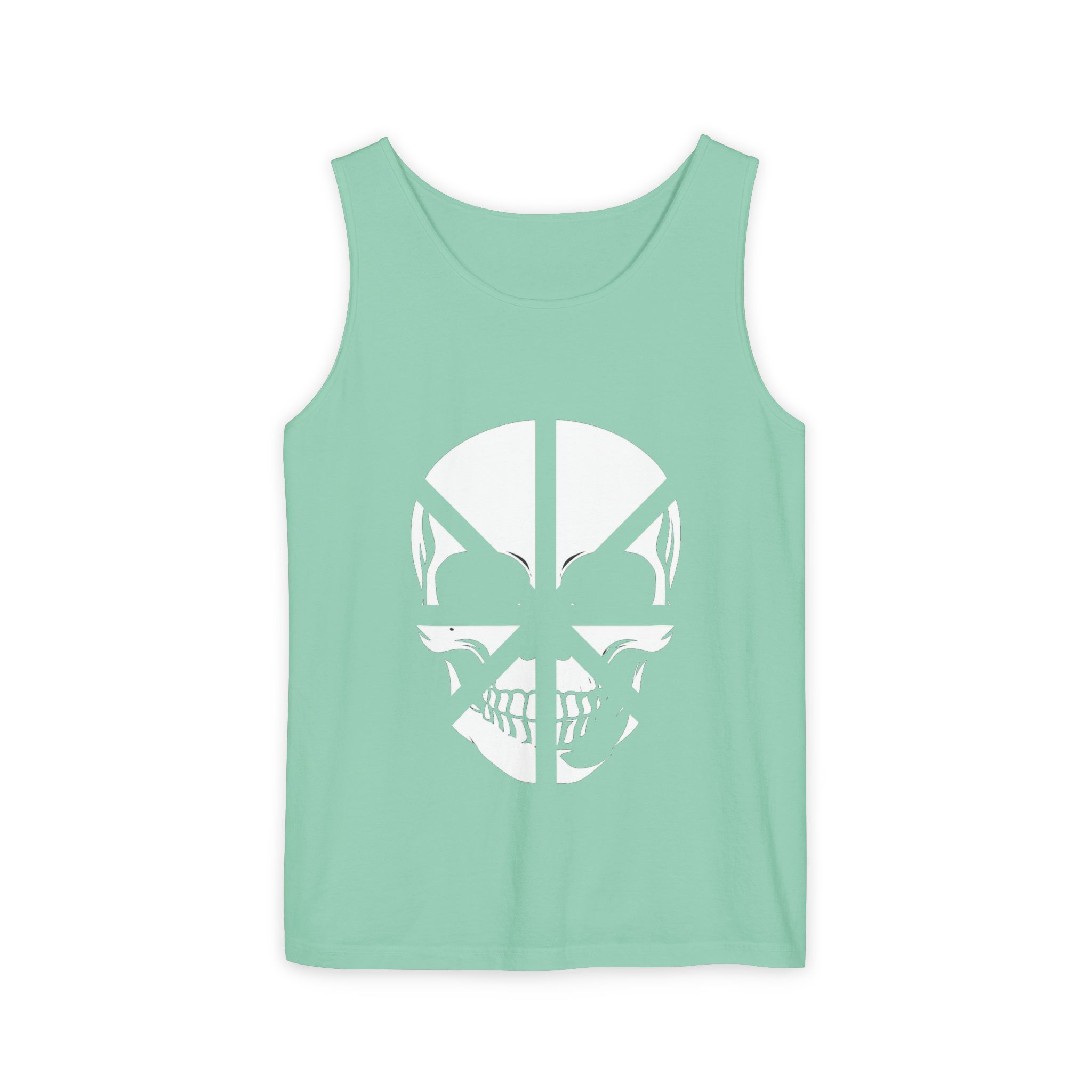 Alien Skull Tank Top — Subtle Sci‑Fi Skull Graphic Sleeveless Tee - Image 22