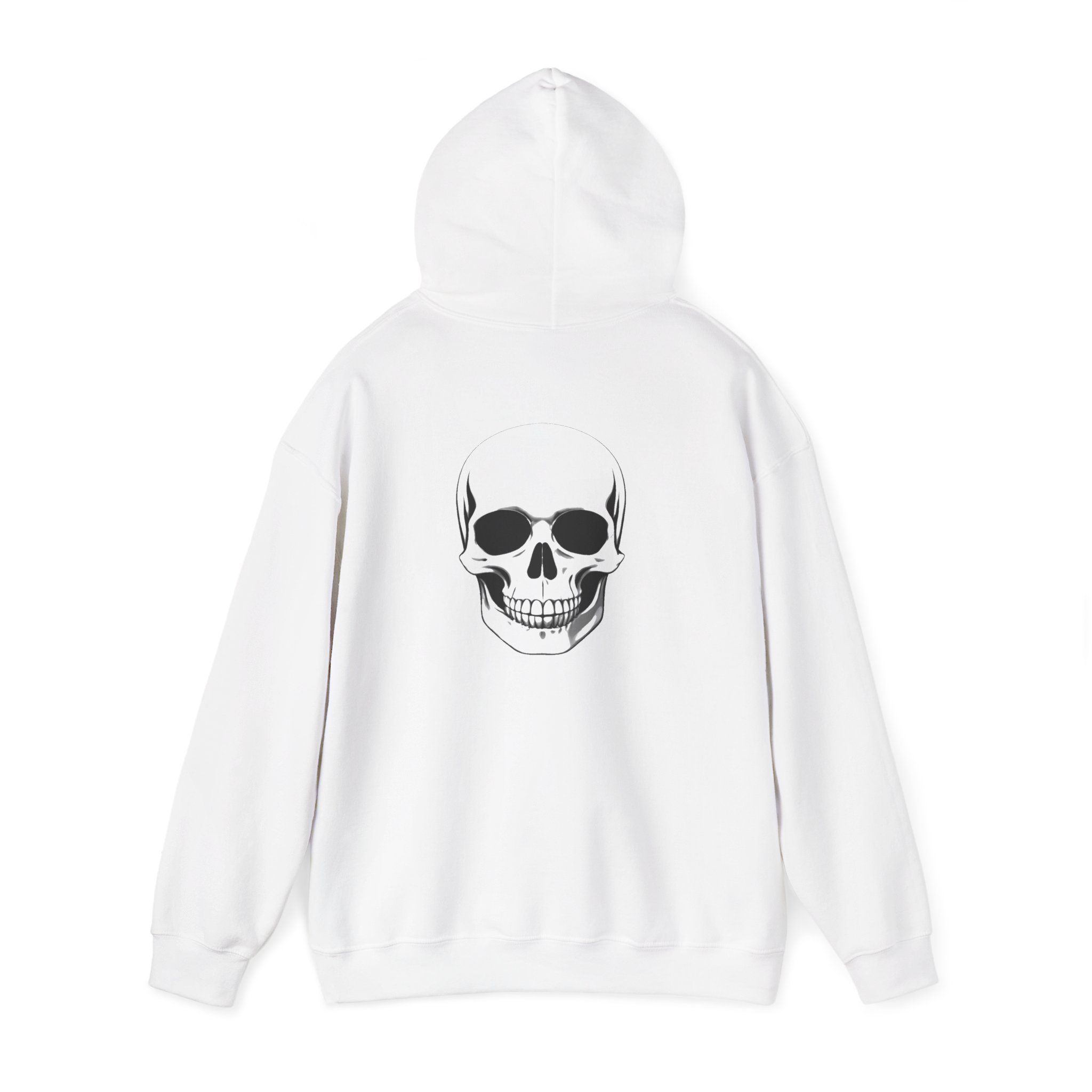 Skull Graphic Hoodie — Minimal Back Skull Design - Image 3