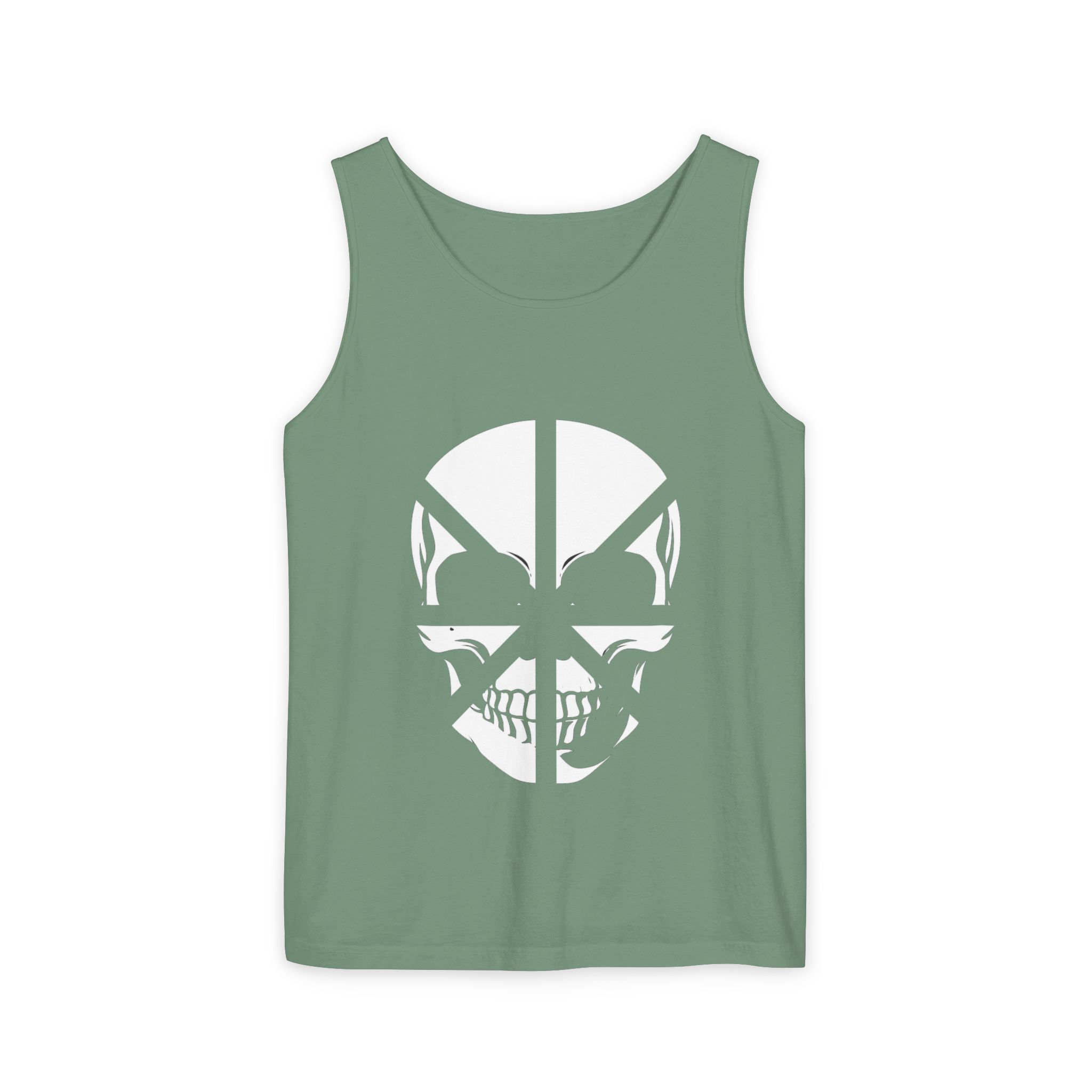 Alien Skull Tank Top — Subtle Sci‑Fi Skull Graphic Sleeveless Tee - Image 24