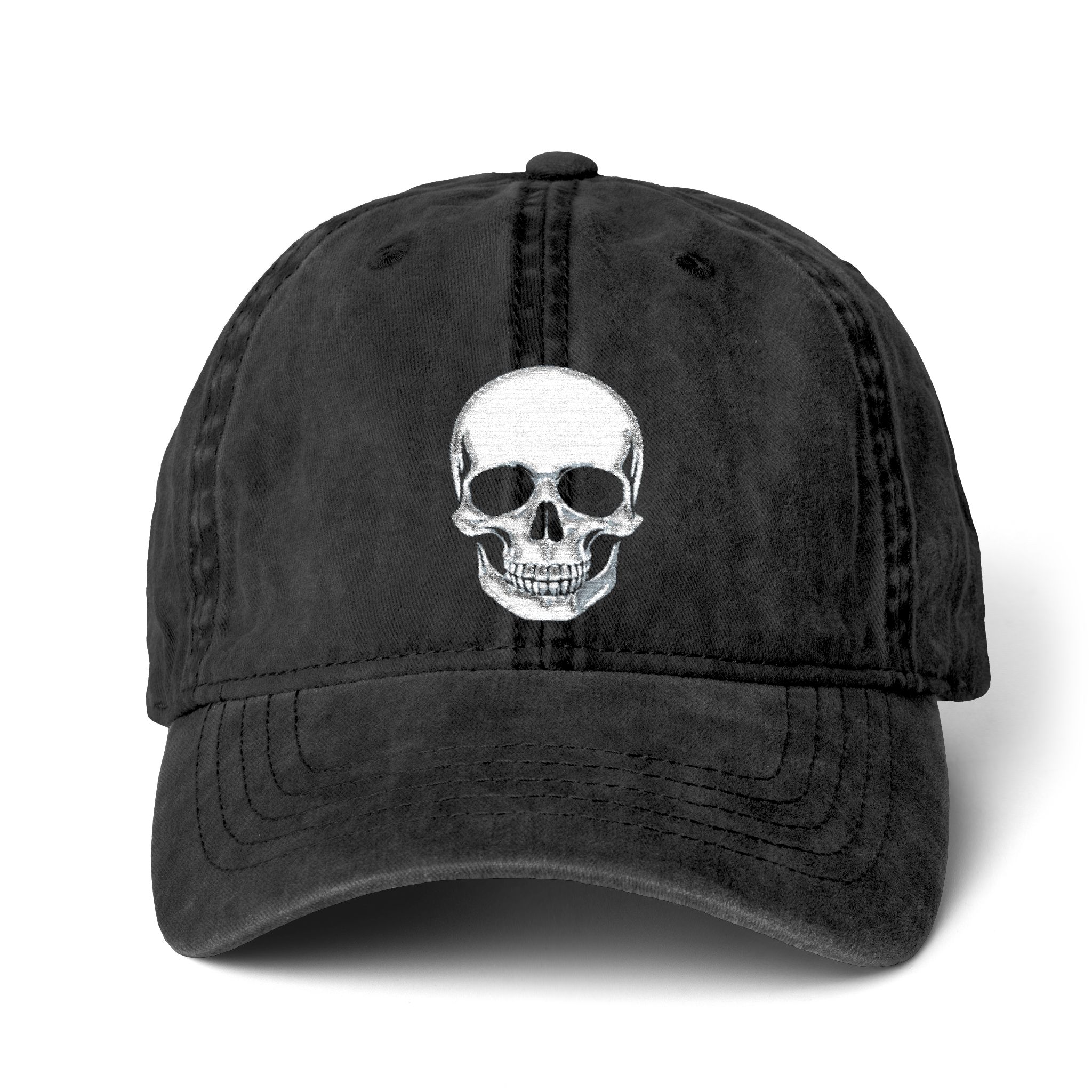 Women's Pigment-Dyed Cap with Fashion Undervisor (Embroidery) - Image 2