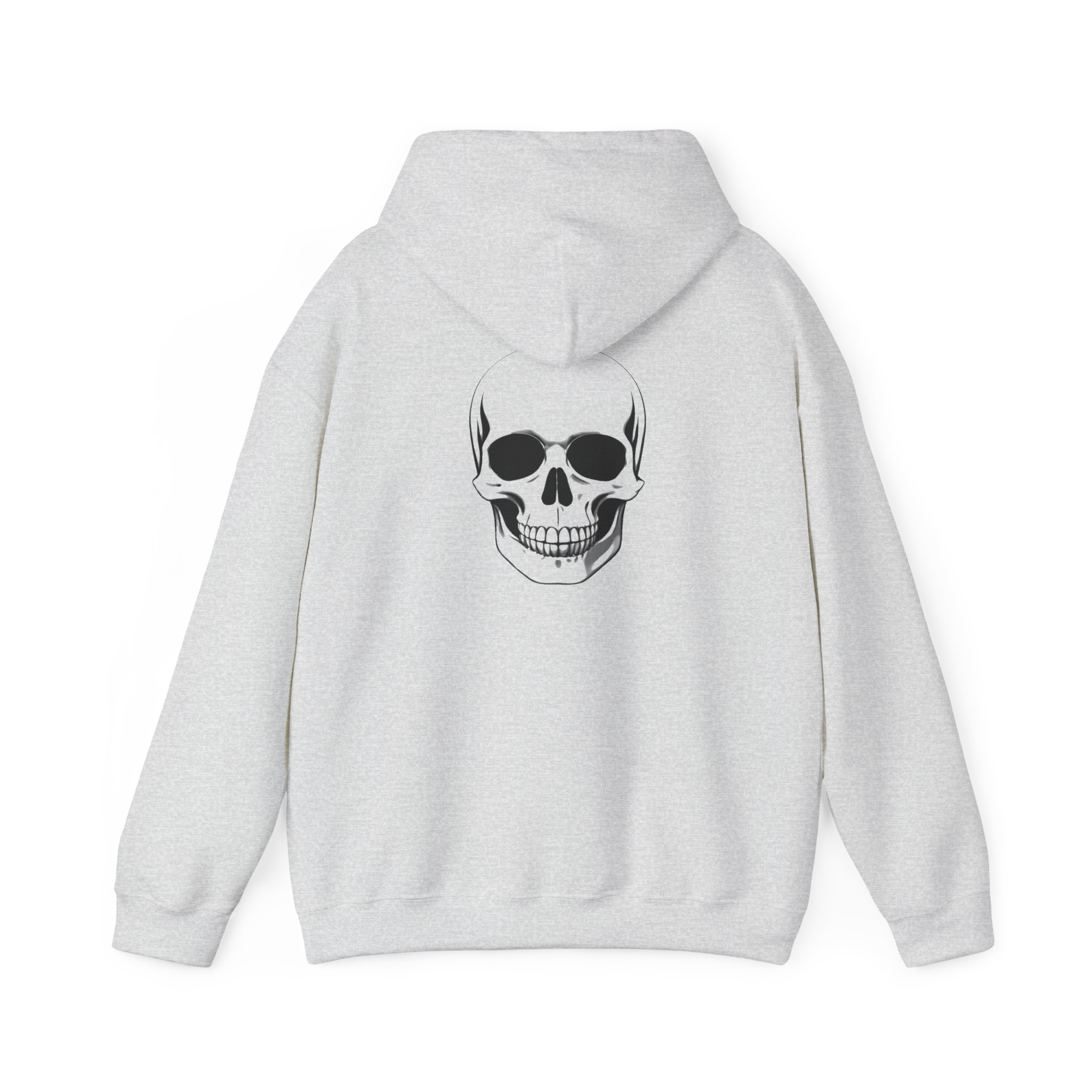 Skull Graphic Hoodie — Minimal Back Skull Design - Image 10