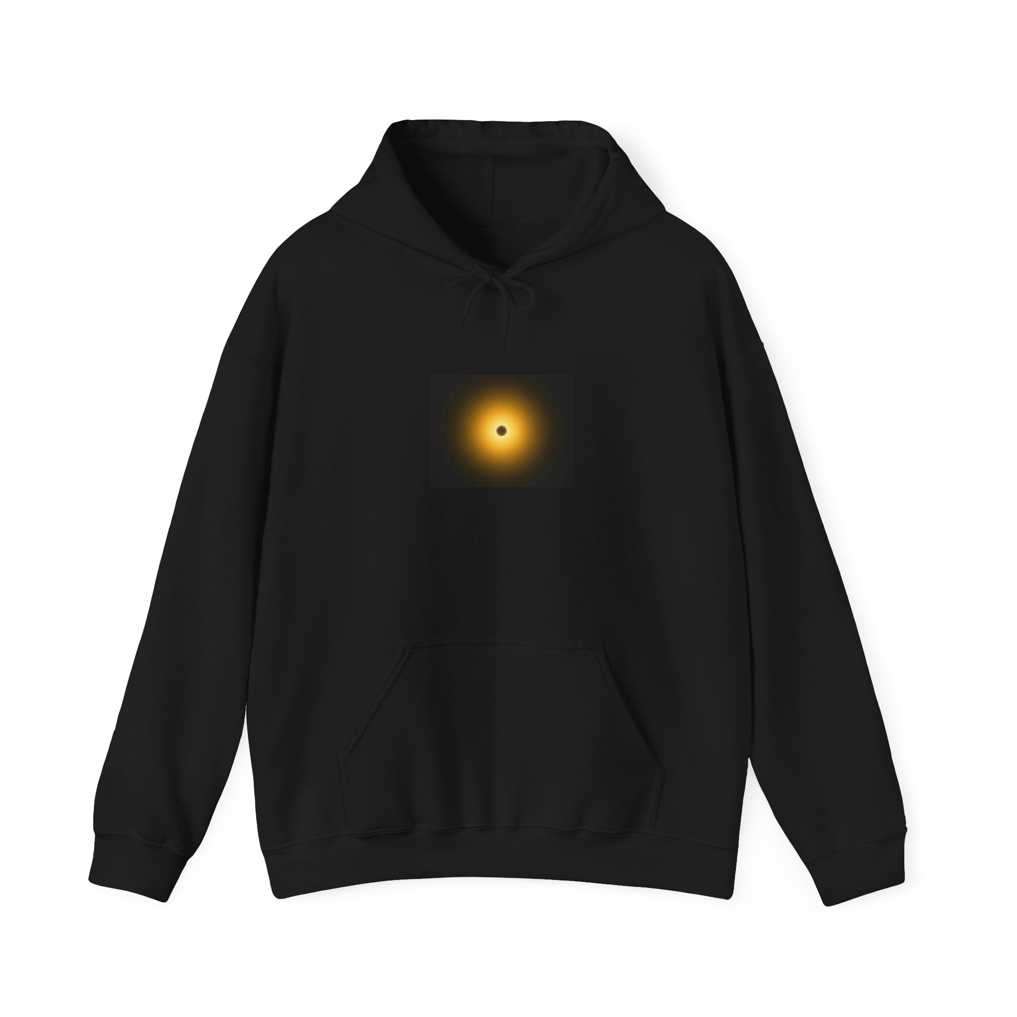 They Can't Own Your Thoughts Hoodie — Solar Eclipse Minimalist Graphic - Image 2