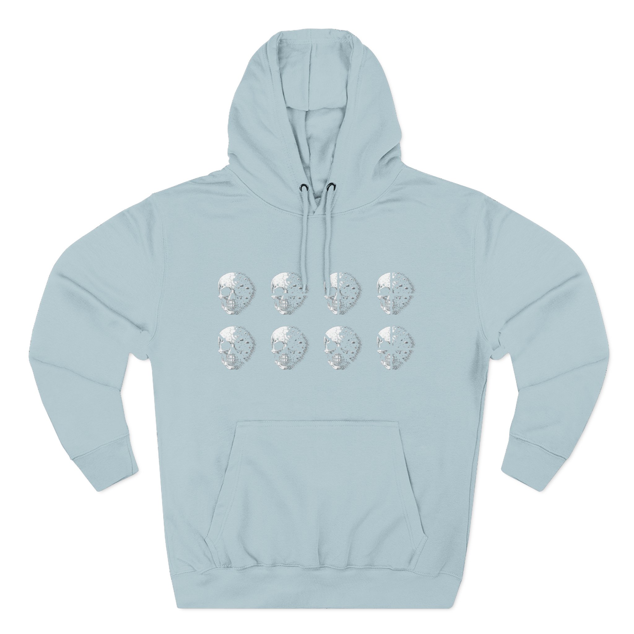 Stay Lucid Hoodie — Minimal Lunar Skull Graphic Pullover - Image 33