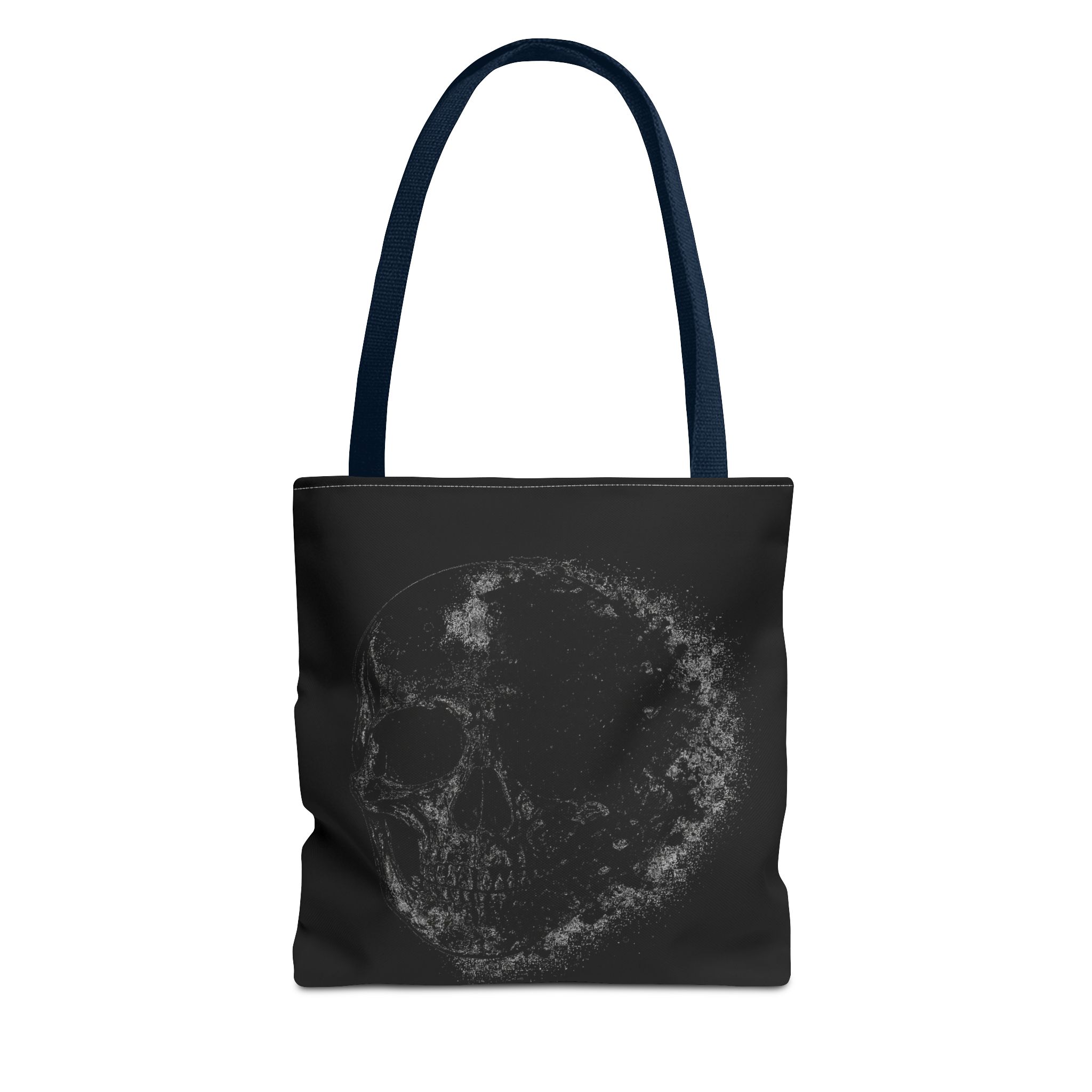 Dark Smoky Skull Tote Bag – Gothic AOP Canvas Shopper for Halloween & Everyday - Image 10