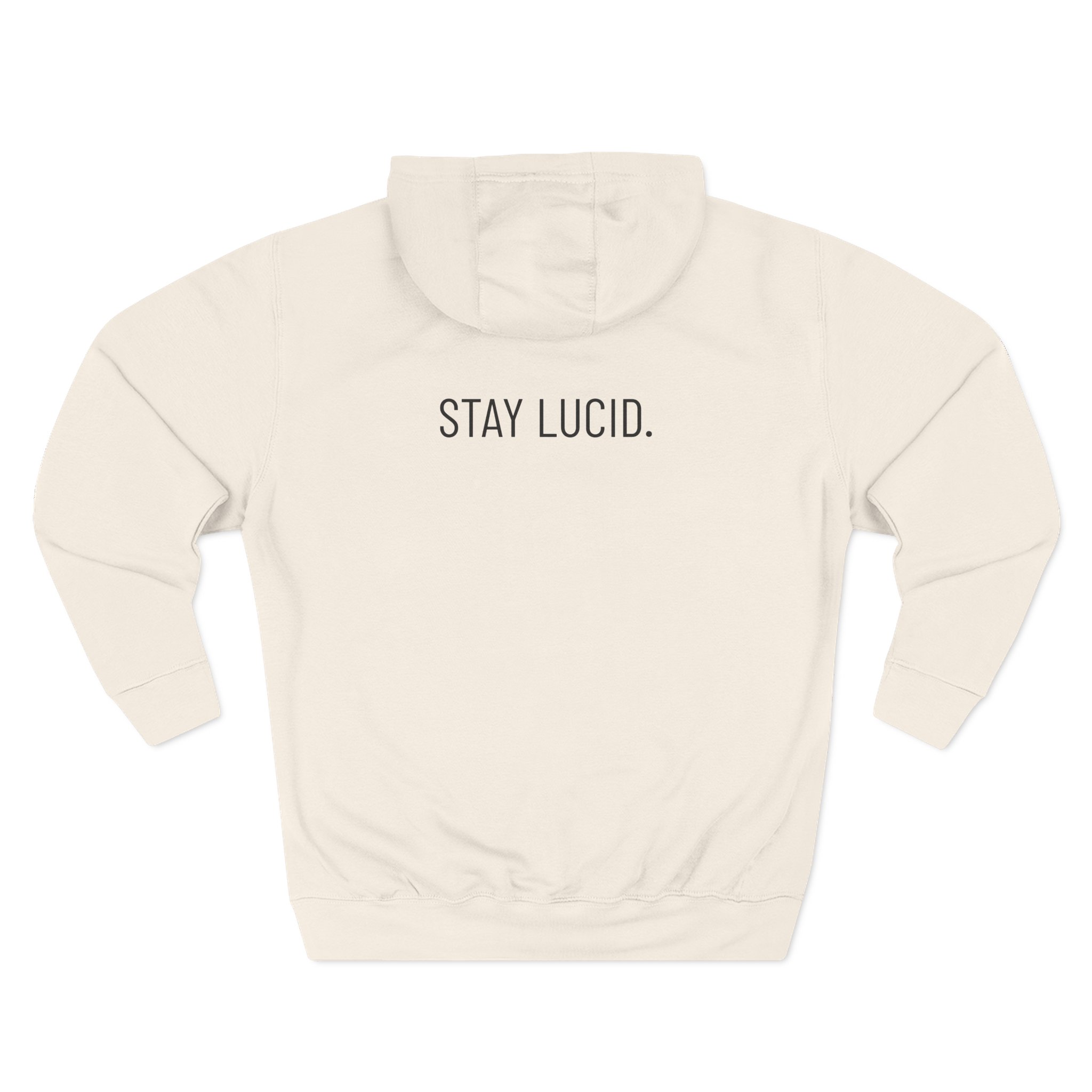 Stay Lucid Hoodie — Minimal Lunar Skull Graphic Pullover - Image 18