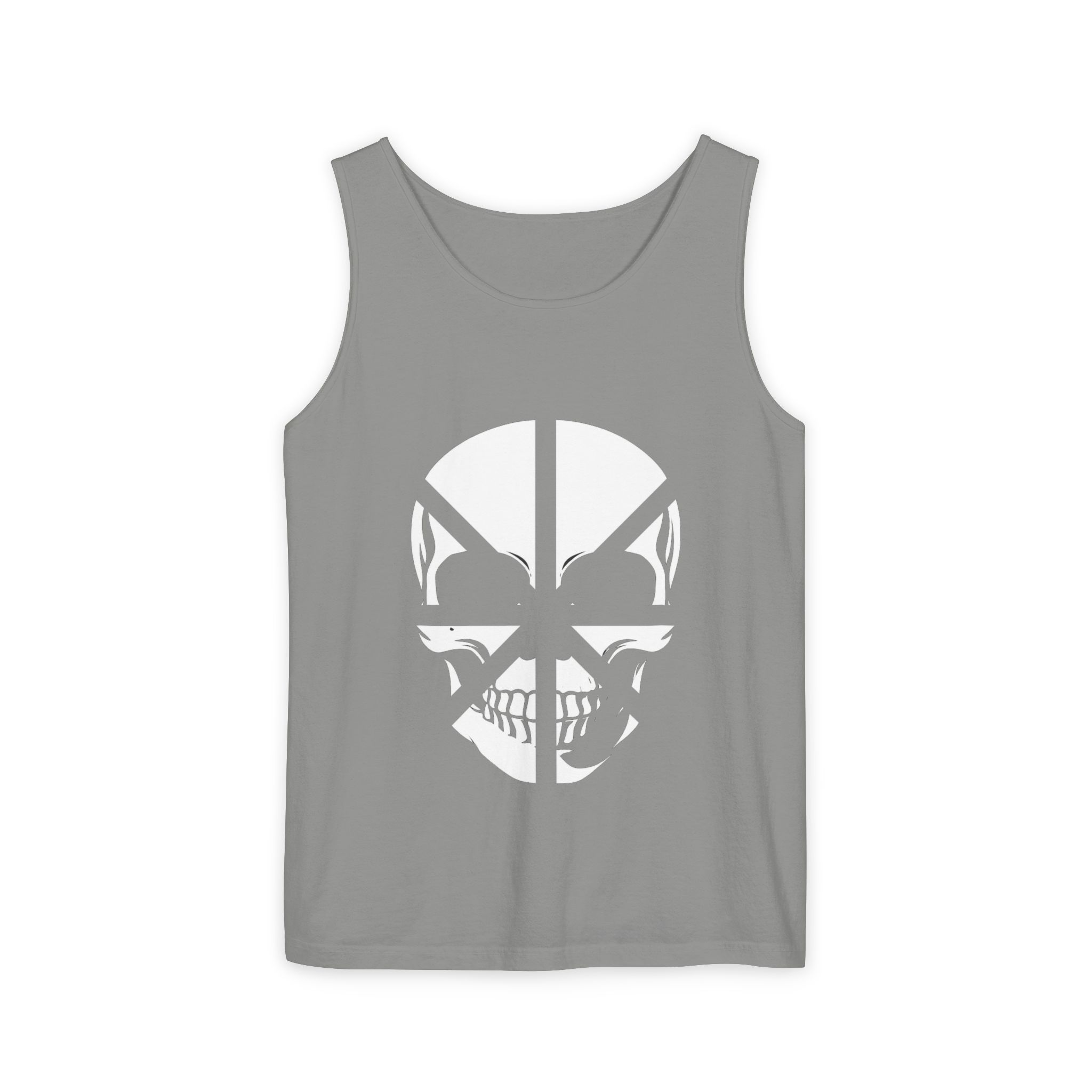 Alien Skull Tank Top — Subtle Sci‑Fi Skull Graphic Sleeveless Tee - Image 30