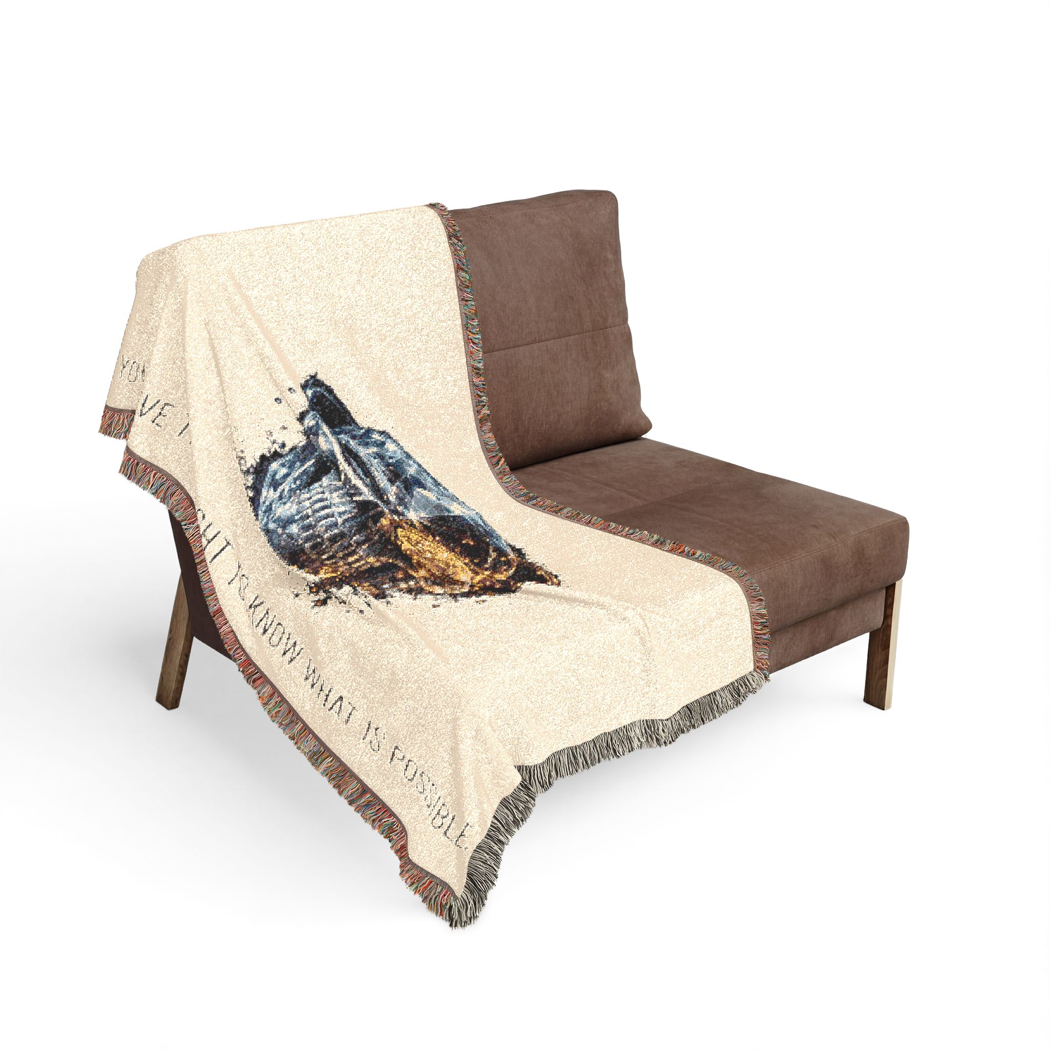 YHRK Woven Blanket — You Have The Right To Know What Is Possible. · LVL4 · Skull LVL4 - Image 5