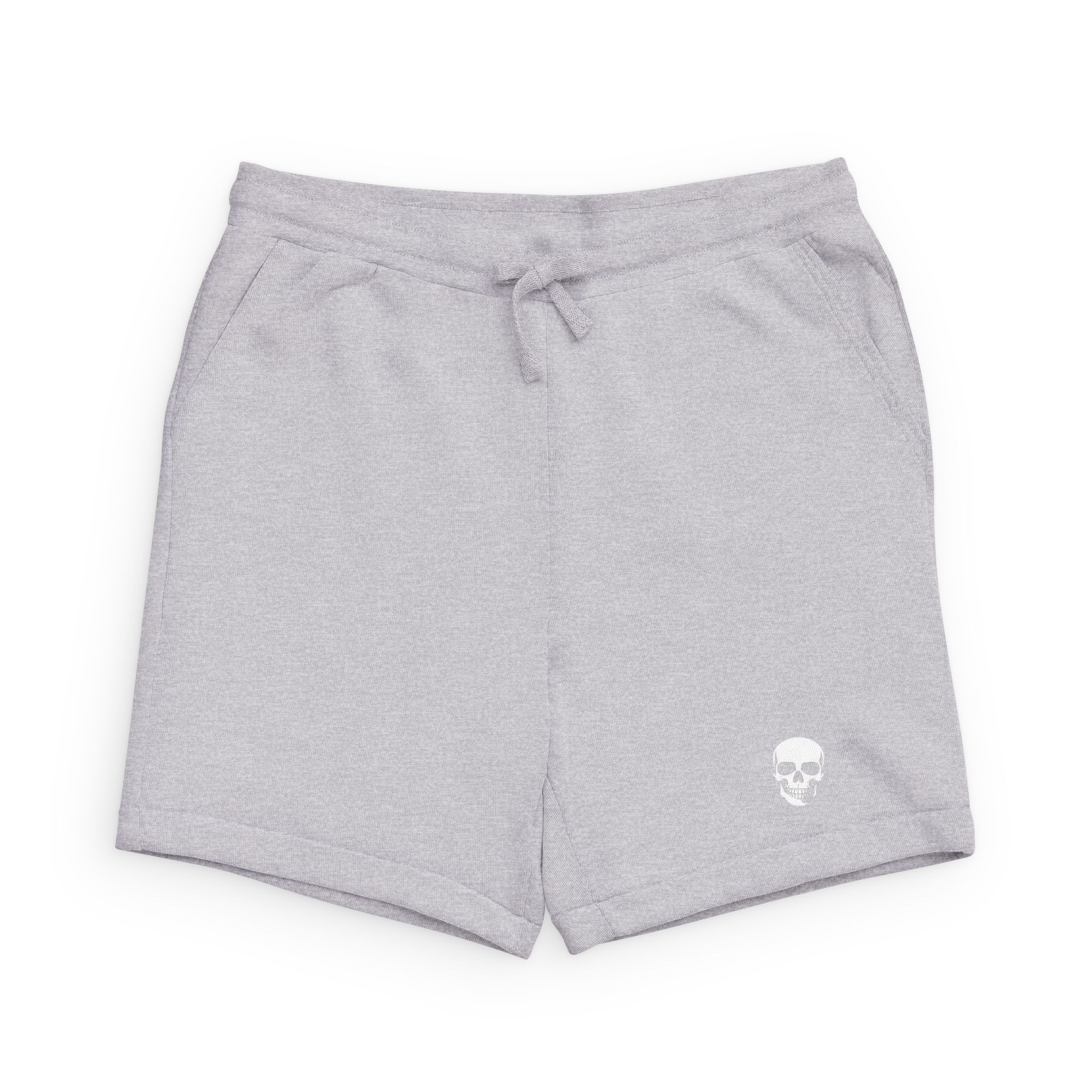 Skull Minimalist Fleece Sweatshorts - Image 5