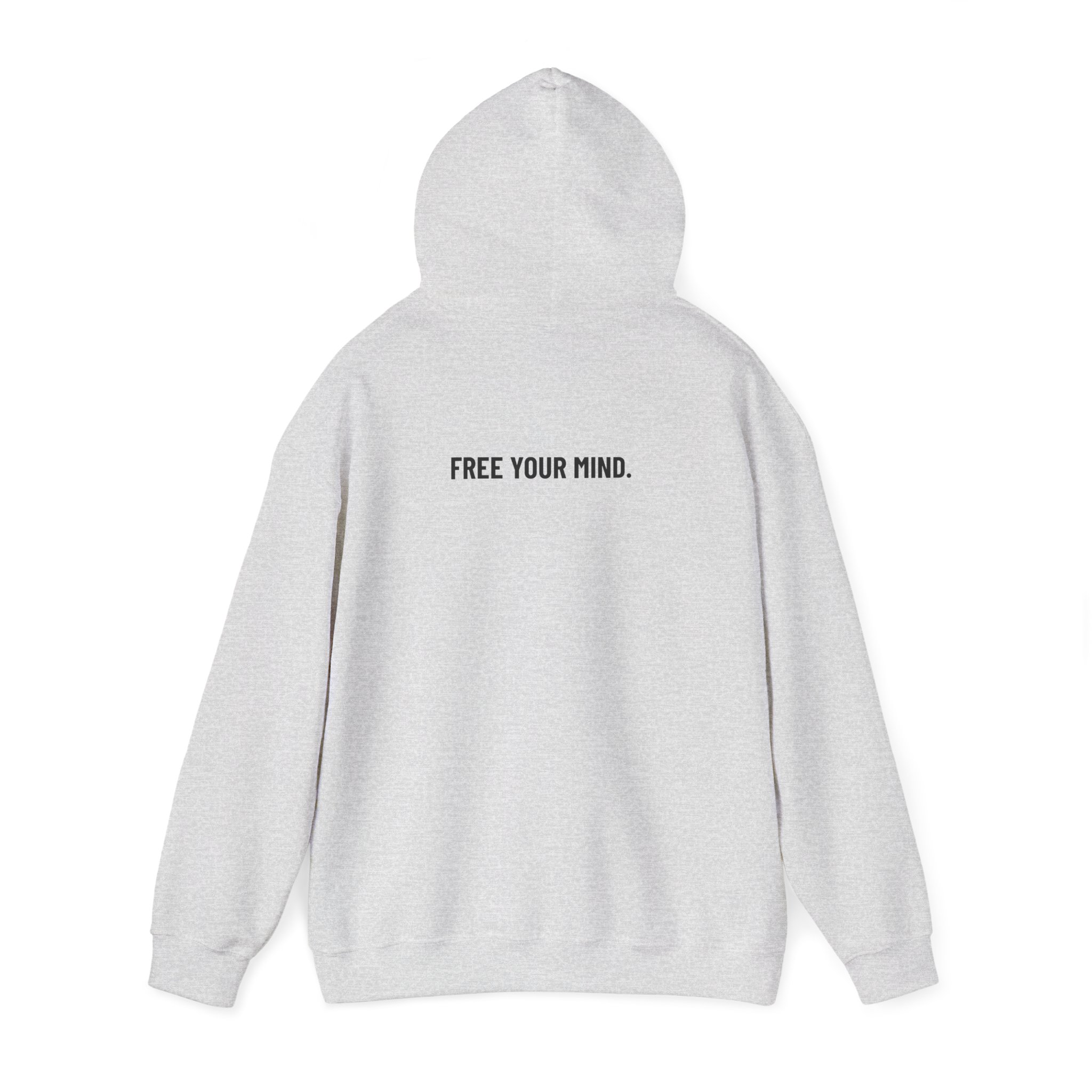 Moon Phase Hoodie — "Free Your Mind" Minimalist Astral Sweatshirt - Image 8