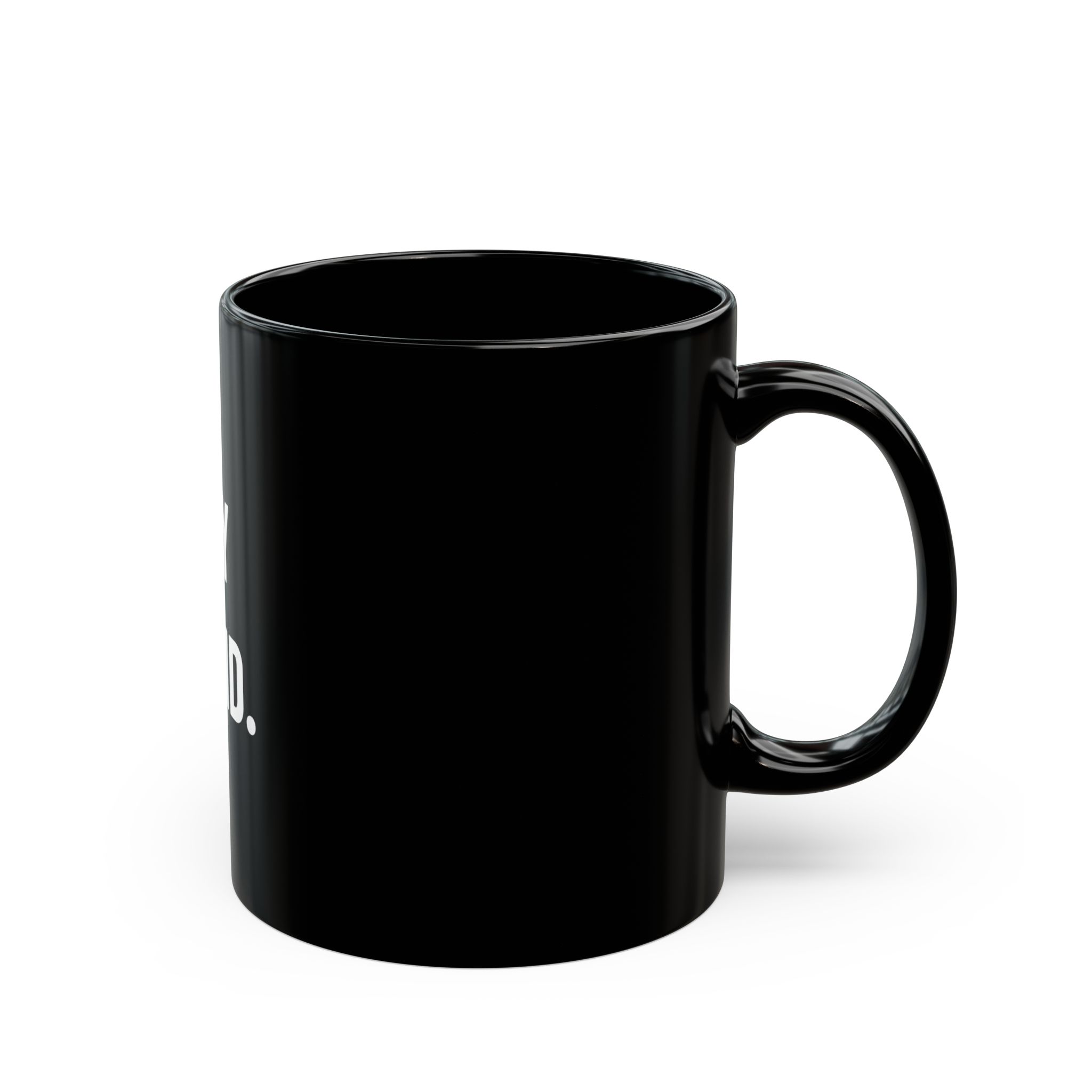 Stay Lucid. Black Coffee Mug — Minimalist Motivational 11oz/15oz - Image 2