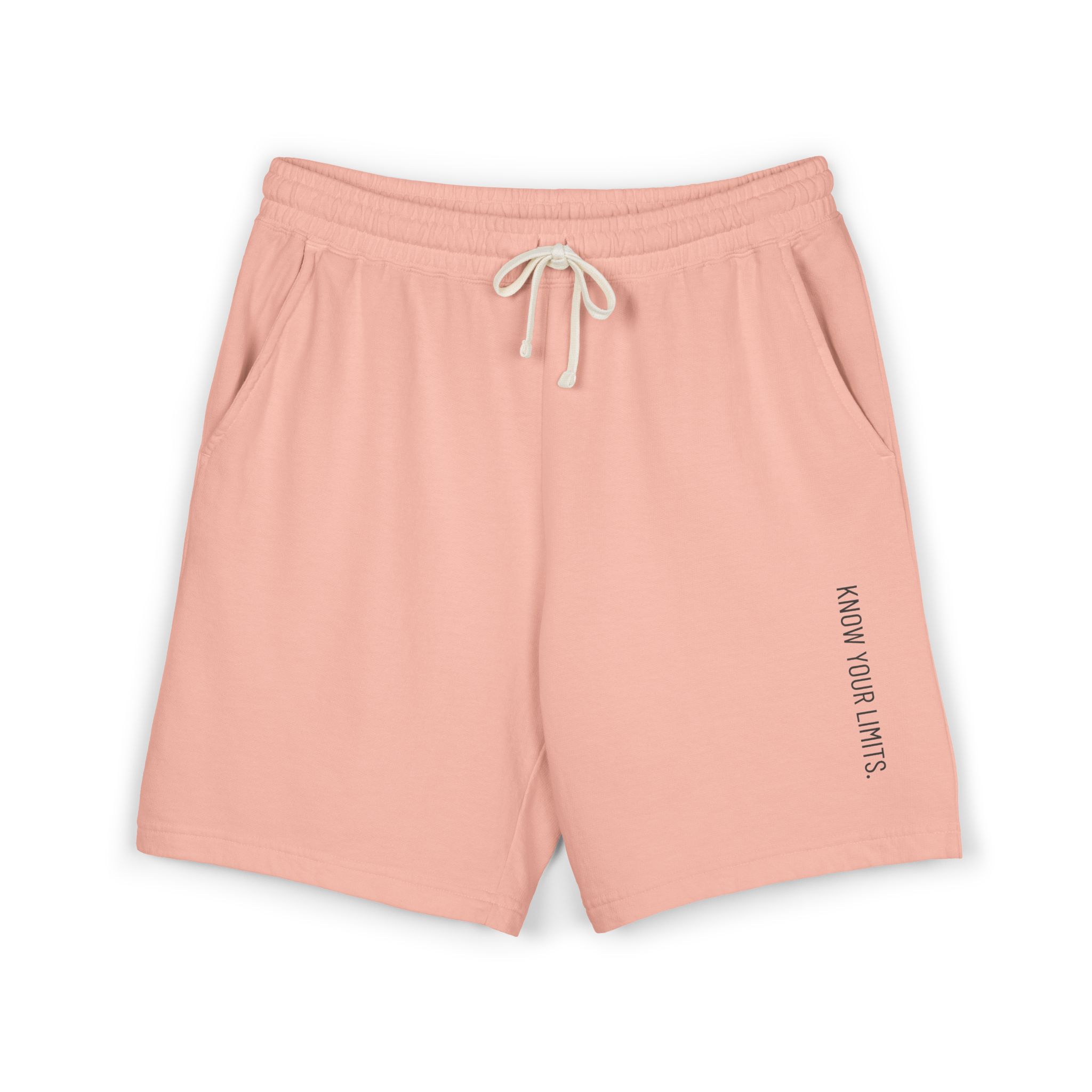 Lightweight Fleece Sweat Shorts — "Know Your Limits" Casual Lounge Shorts - Image 5