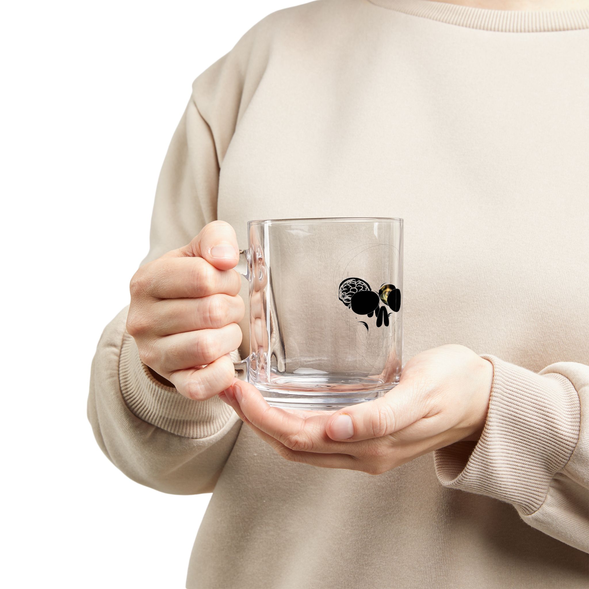 YHRK Glass Mug — The Awakening · LVL1 to LVL2 · Skull Series - Image 7