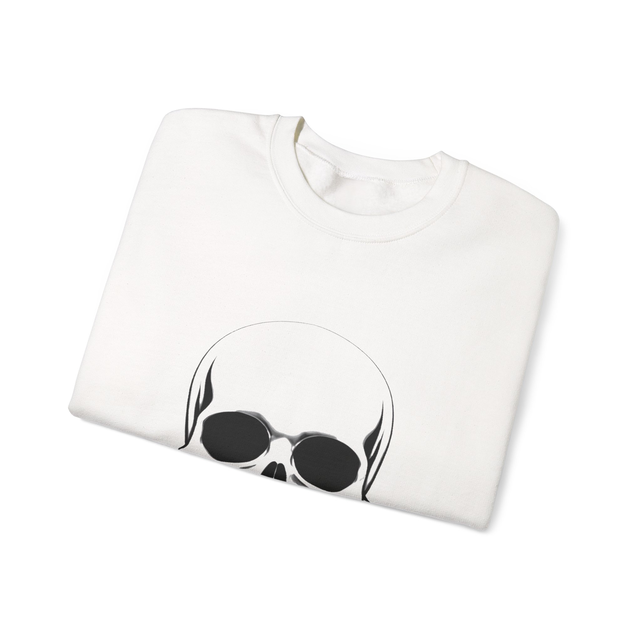 Skull Crewneck Sweatshirt — 'Free Your Mind' Graphic - Image 3