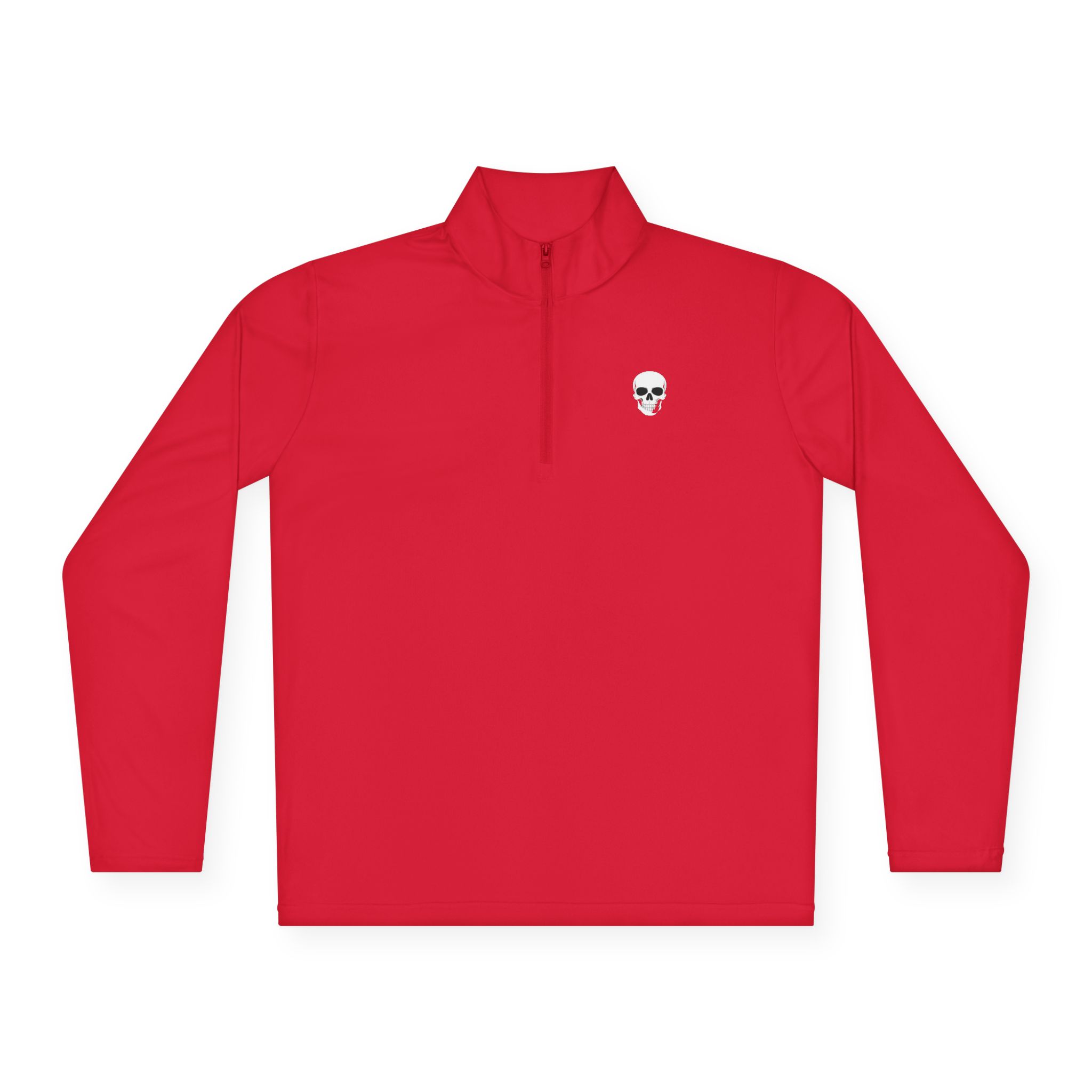 Quarter-Zip Pullover with Skull Logo - Image 14