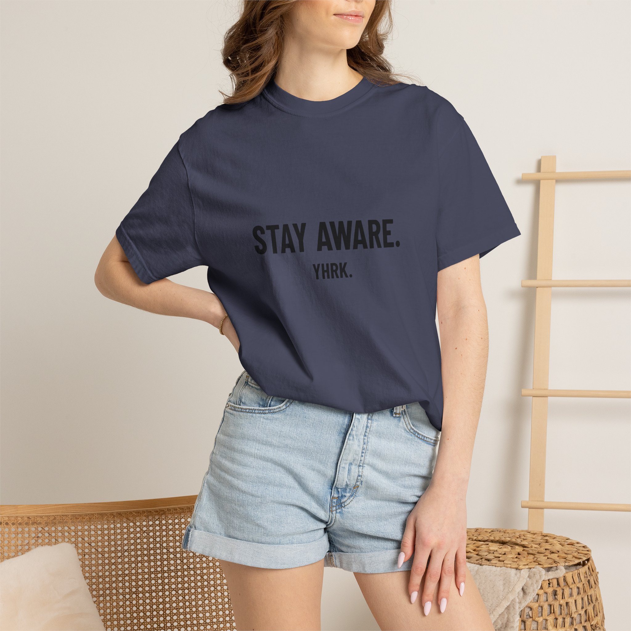 Stay Aware. Graphic T-Shirt — Minimalist Motivational Tee - Image 37