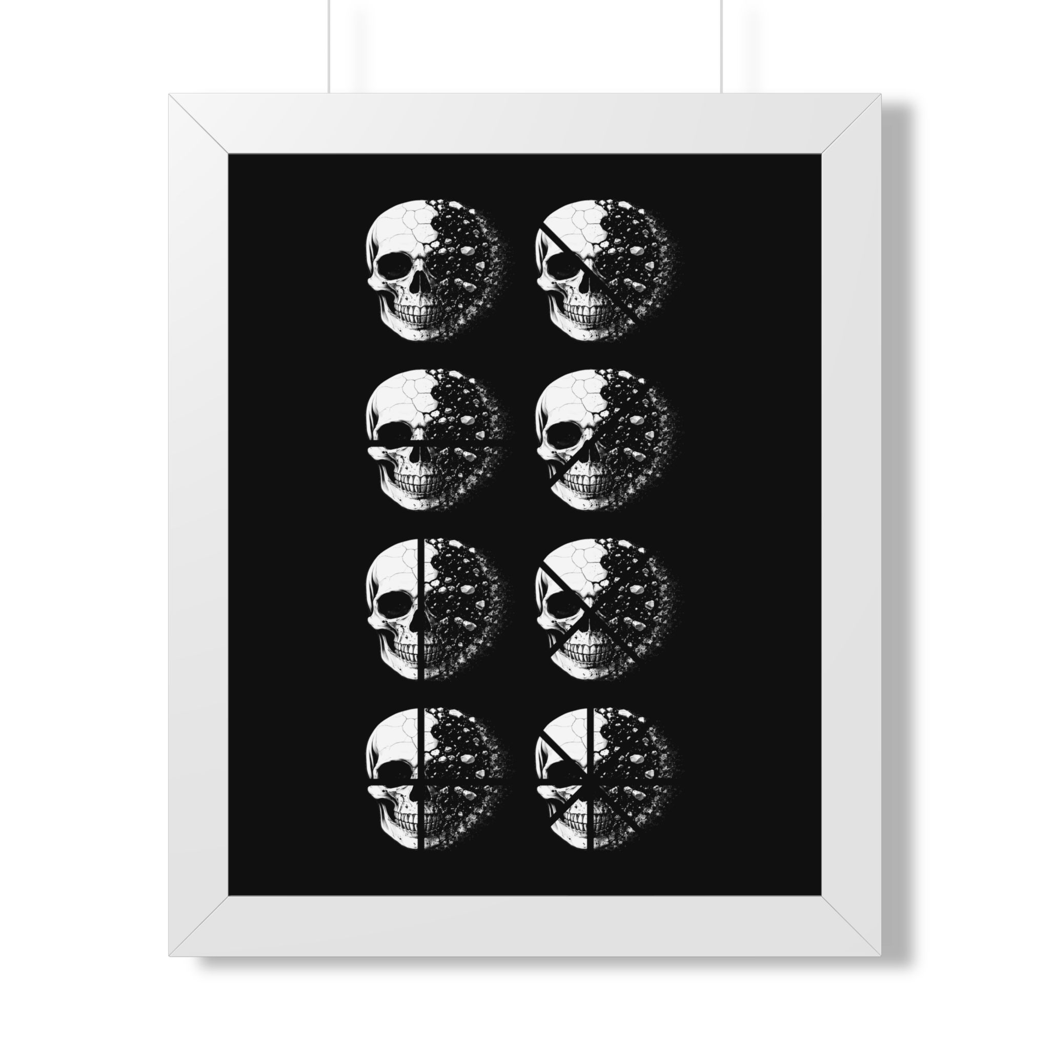 Skull Phases Framed Poster - Image 14