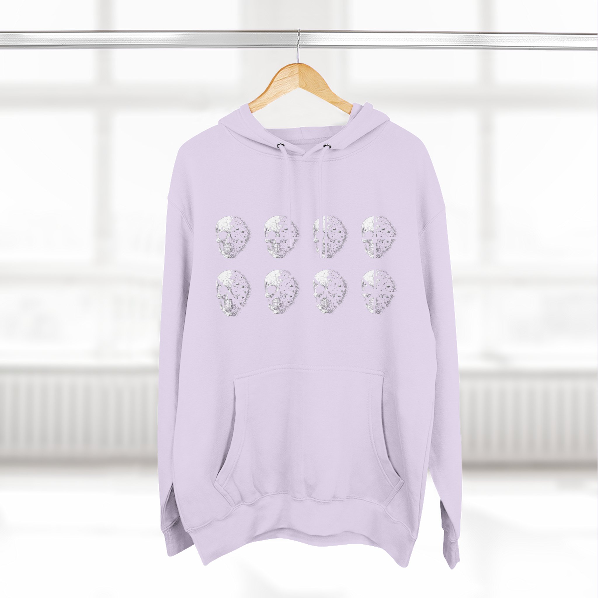 Stay Lucid Hoodie — Minimal Lunar Skull Graphic Pullover - Image 52