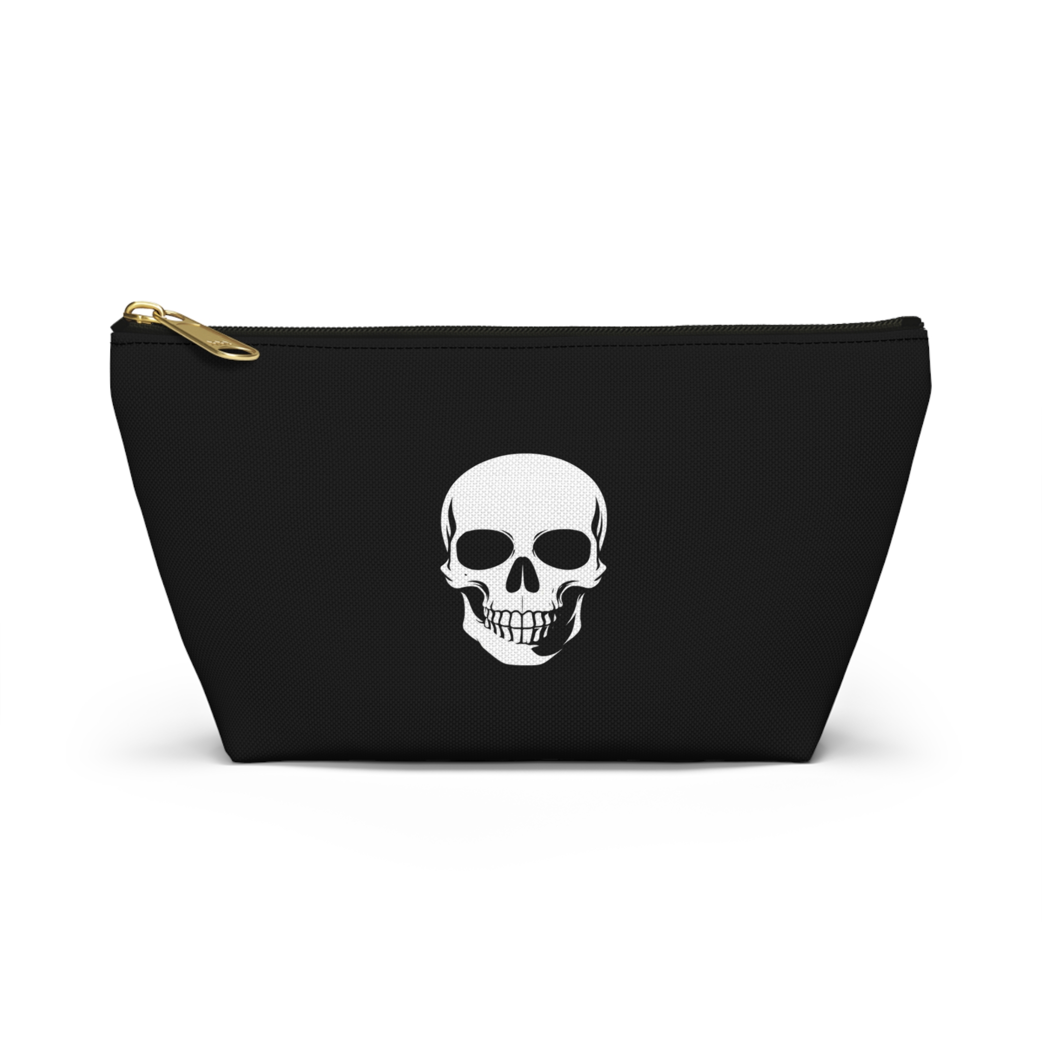 Skull Cosmetic Pouch — Black - Image 2