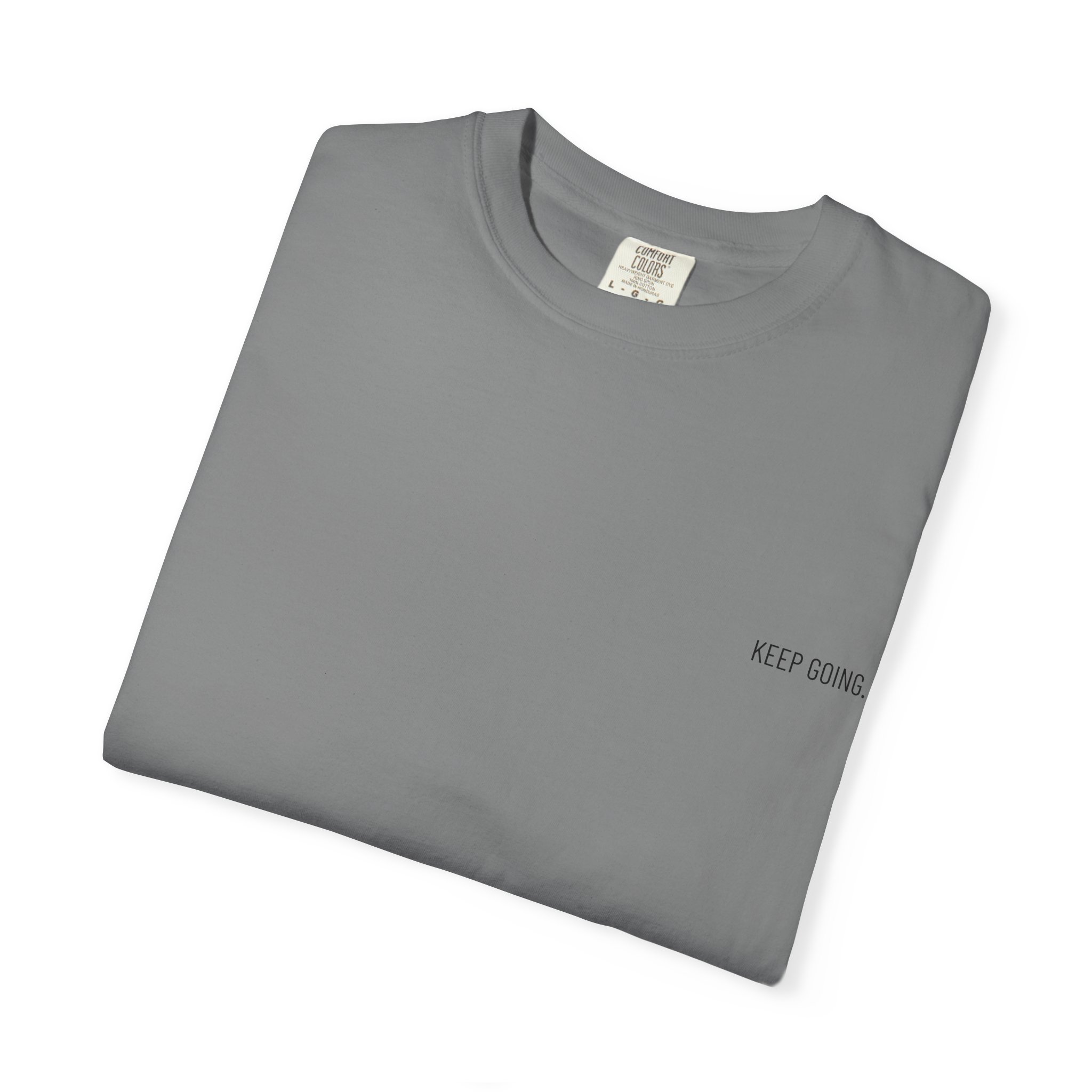 Peace Moon T-Shirt — Minimal 'Keep Going' Graphic Tee with Repeating Peace Moon Back Print - Image 31