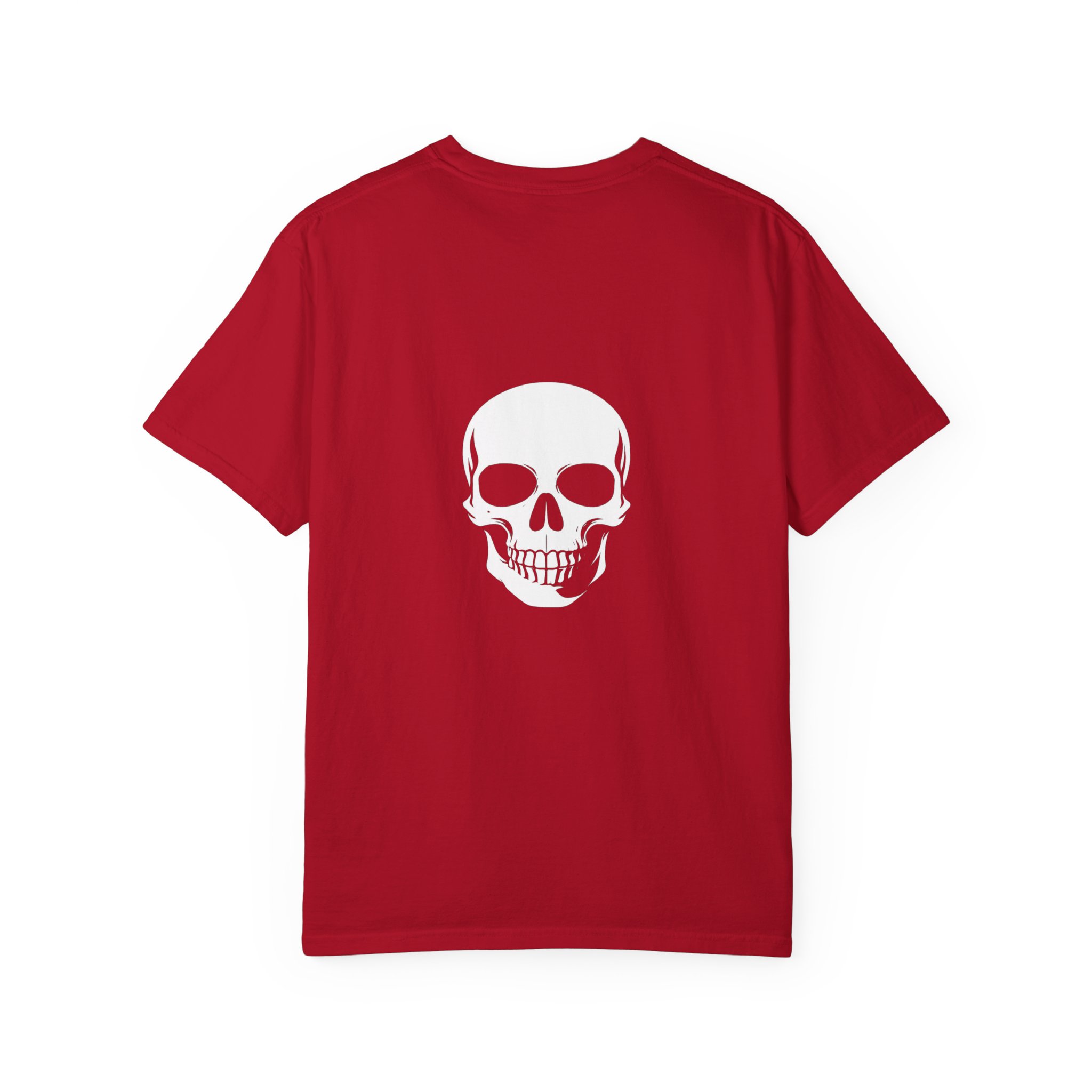 Skull Back Tee — 'Keep Going' Minimalist Garment-Dyed T-Shirt - Image 45
