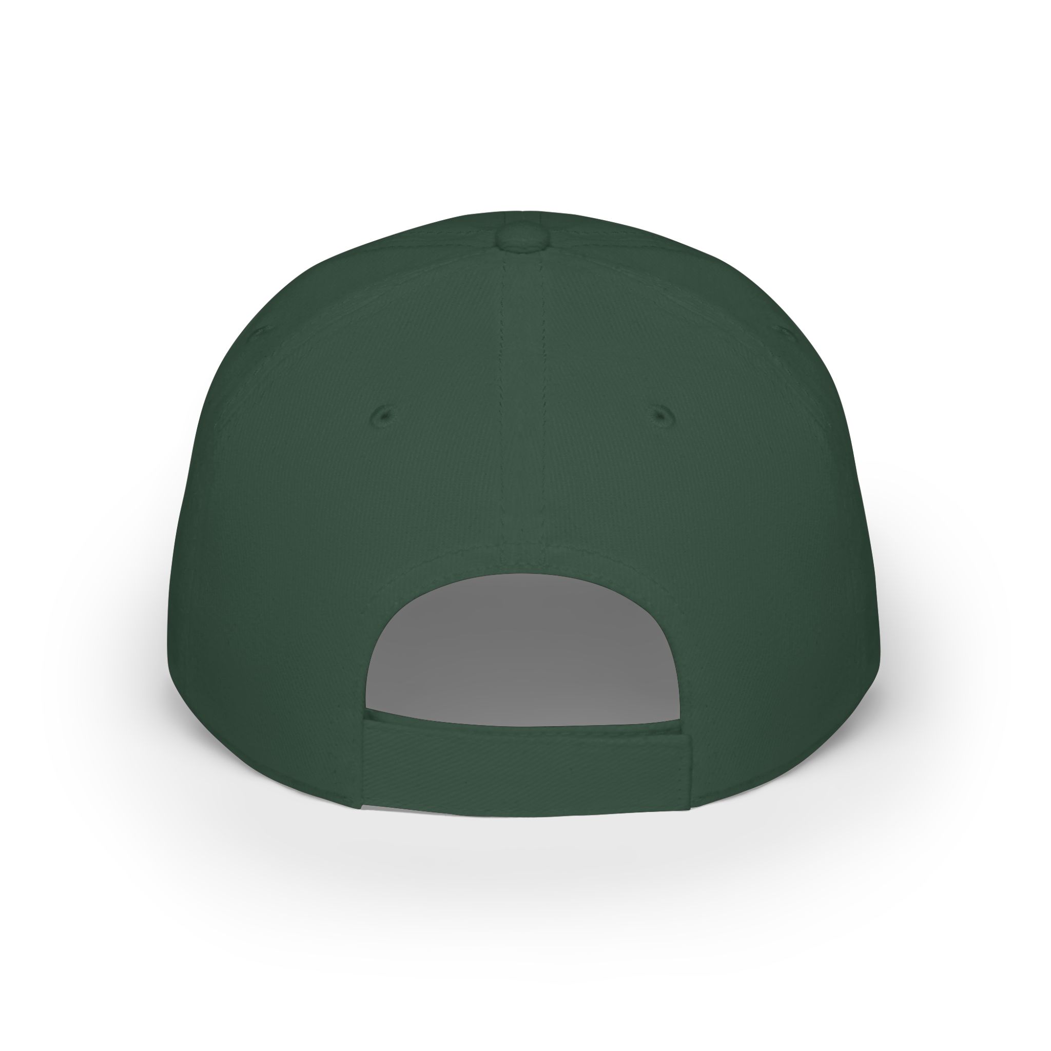 Stay Lucid Baseball Cap – Low Profile Red Hat with Retro Circle Text - Image 11