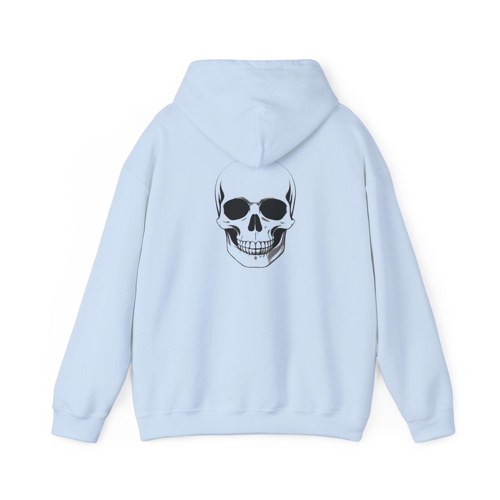 Skull Graphic Hoodie — Minimal Back Skull Design - Image 22