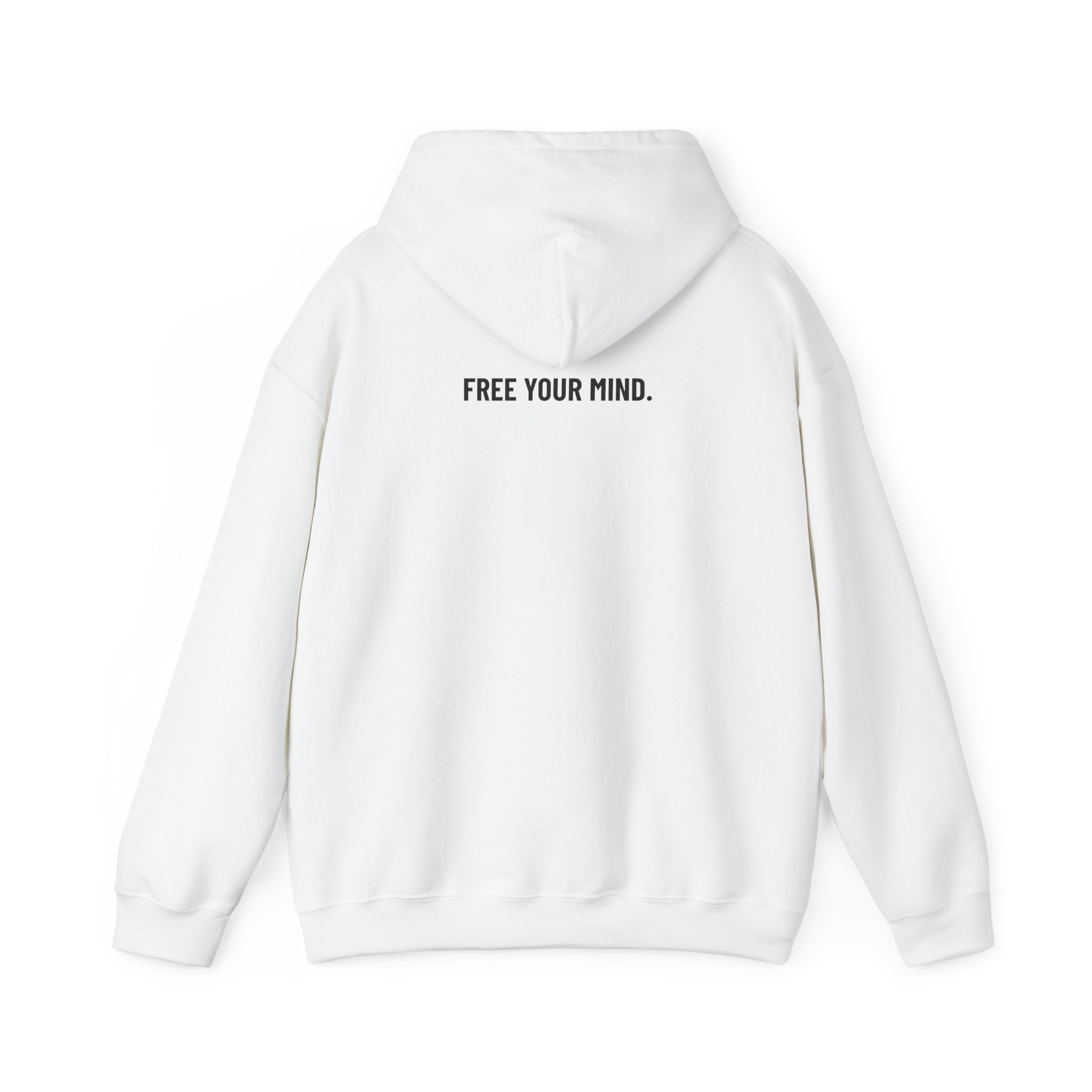 Moon Phase Hoodie — "Free Your Mind" Minimalist Astral Sweatshirt - Image 3