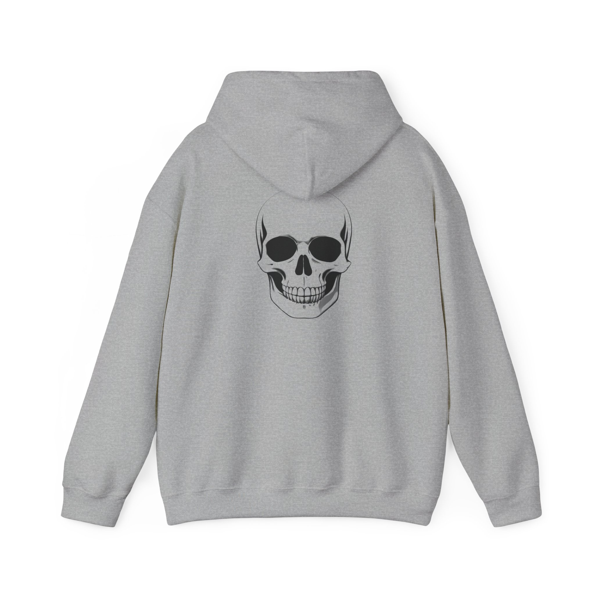 Skull Graphic Hoodie — Minimal Back Skull Design - Image 18