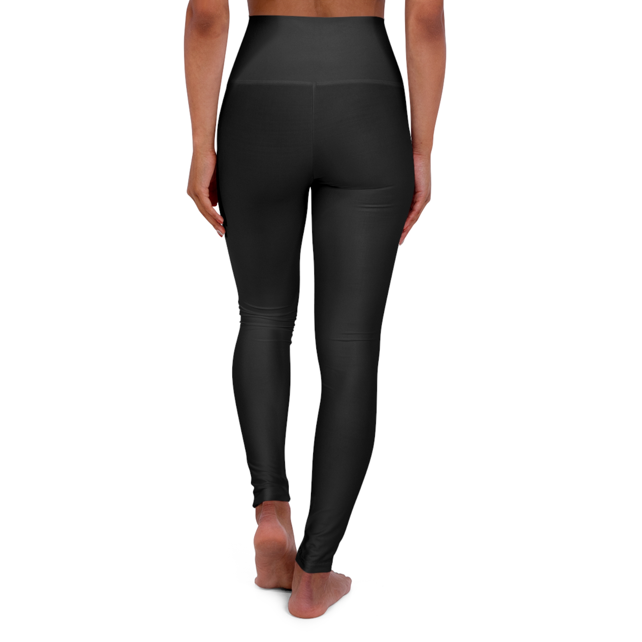 High-Waist Yoga Leggings — Sleek Black Performance Leggings - Image 3
