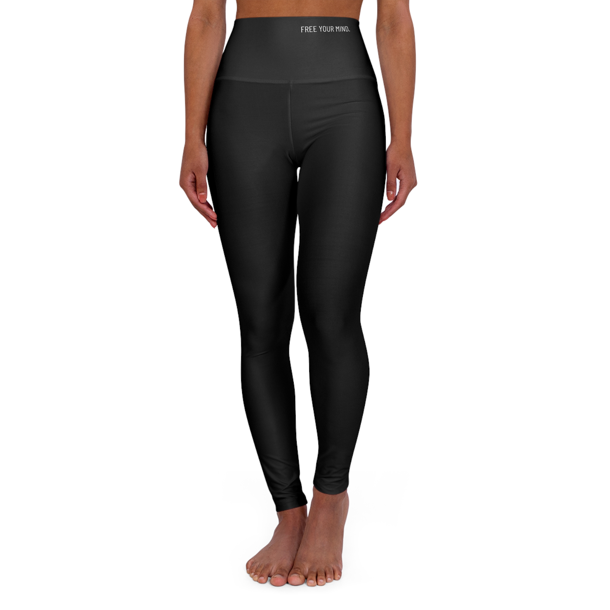 High-Waist Yoga Leggings — Sleek Black Performance Leggings - Image 2