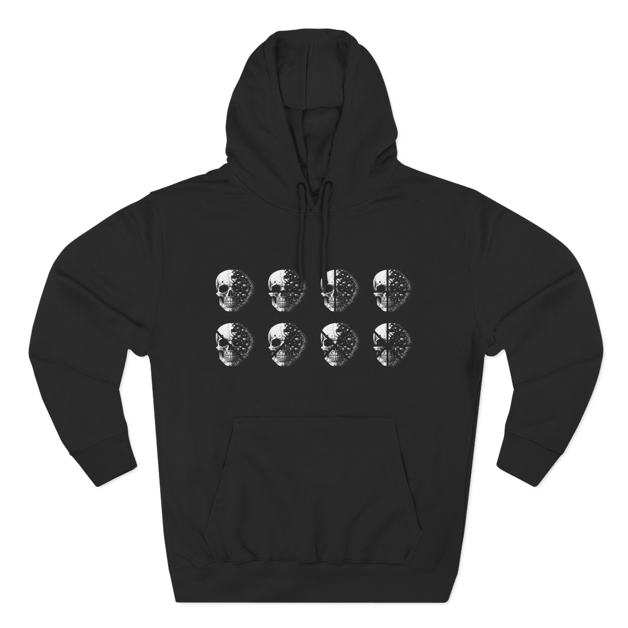 Stay Lucid Hoodie — Minimal Lunar Skull Graphic Pullover - Image 13