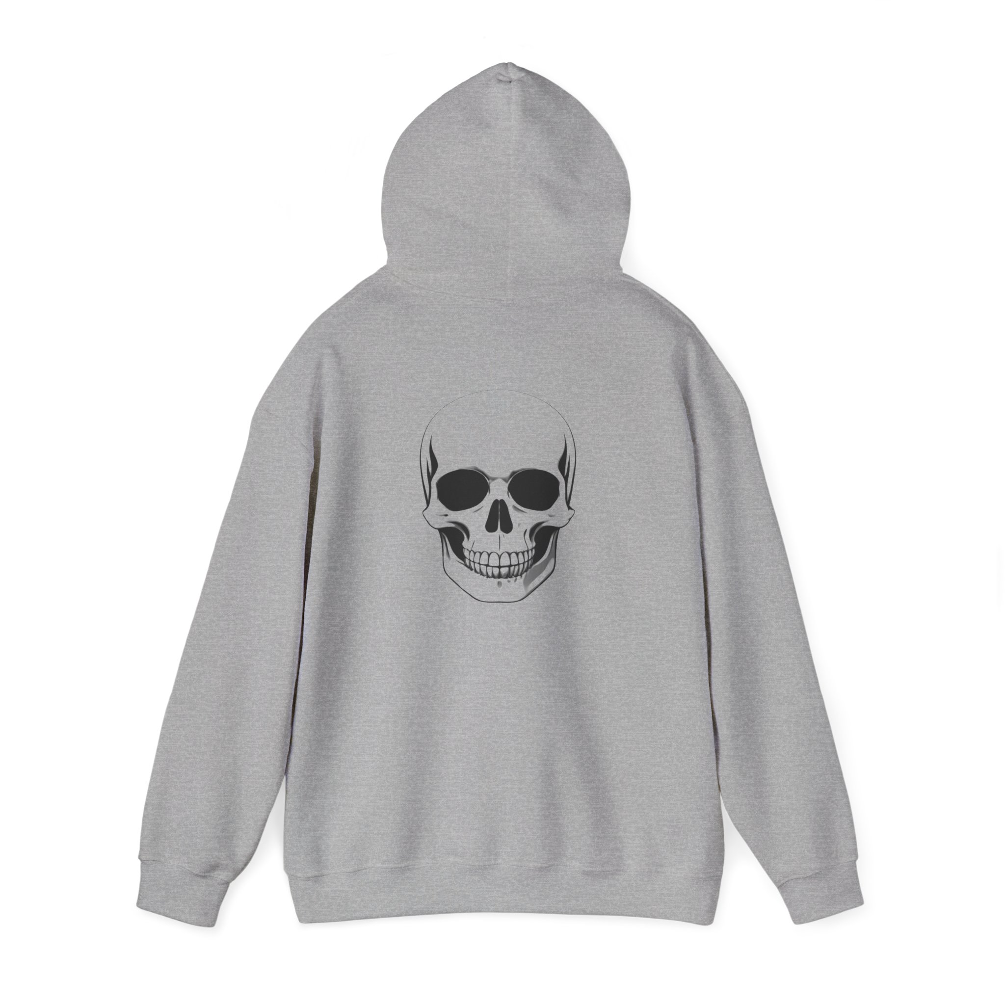 Skull Graphic Hoodie — Minimal Back Skull Design - Image 19