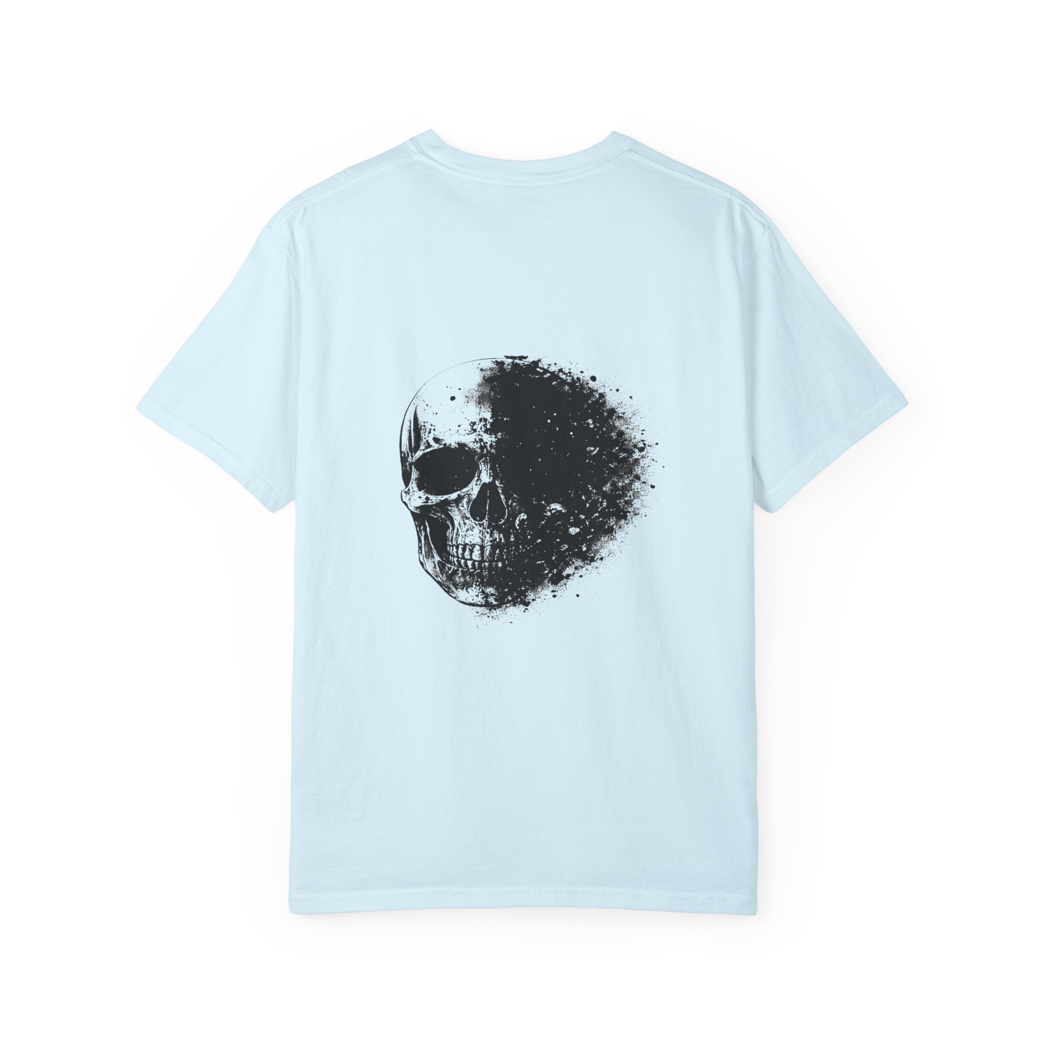 Skull Fade Tee — Grunge Disintegrating Skull Graphic T-Shirt - Image 27