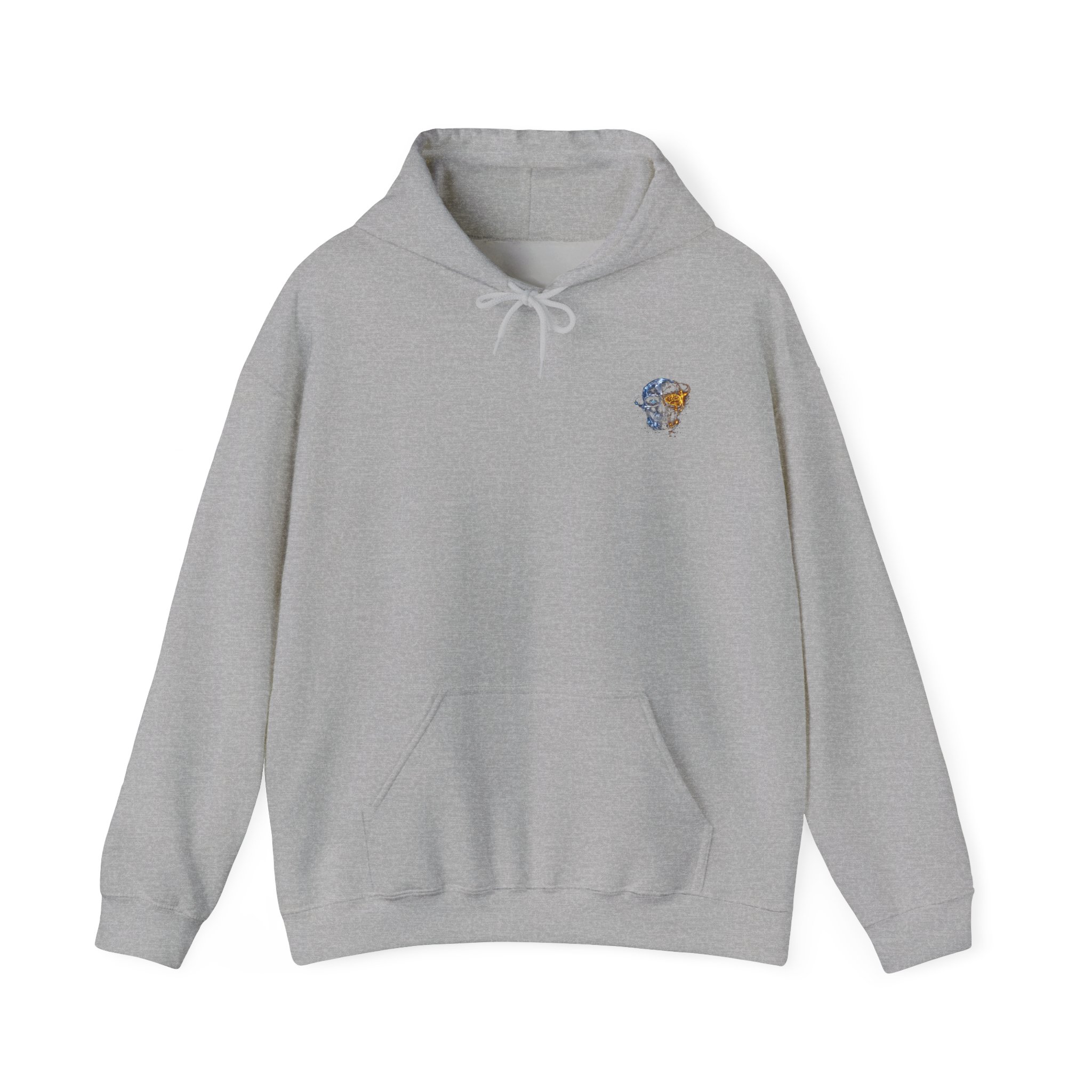 Mini Vintage Skate Skull Hoodie – Small Chest Graphic Pullover - Image 17