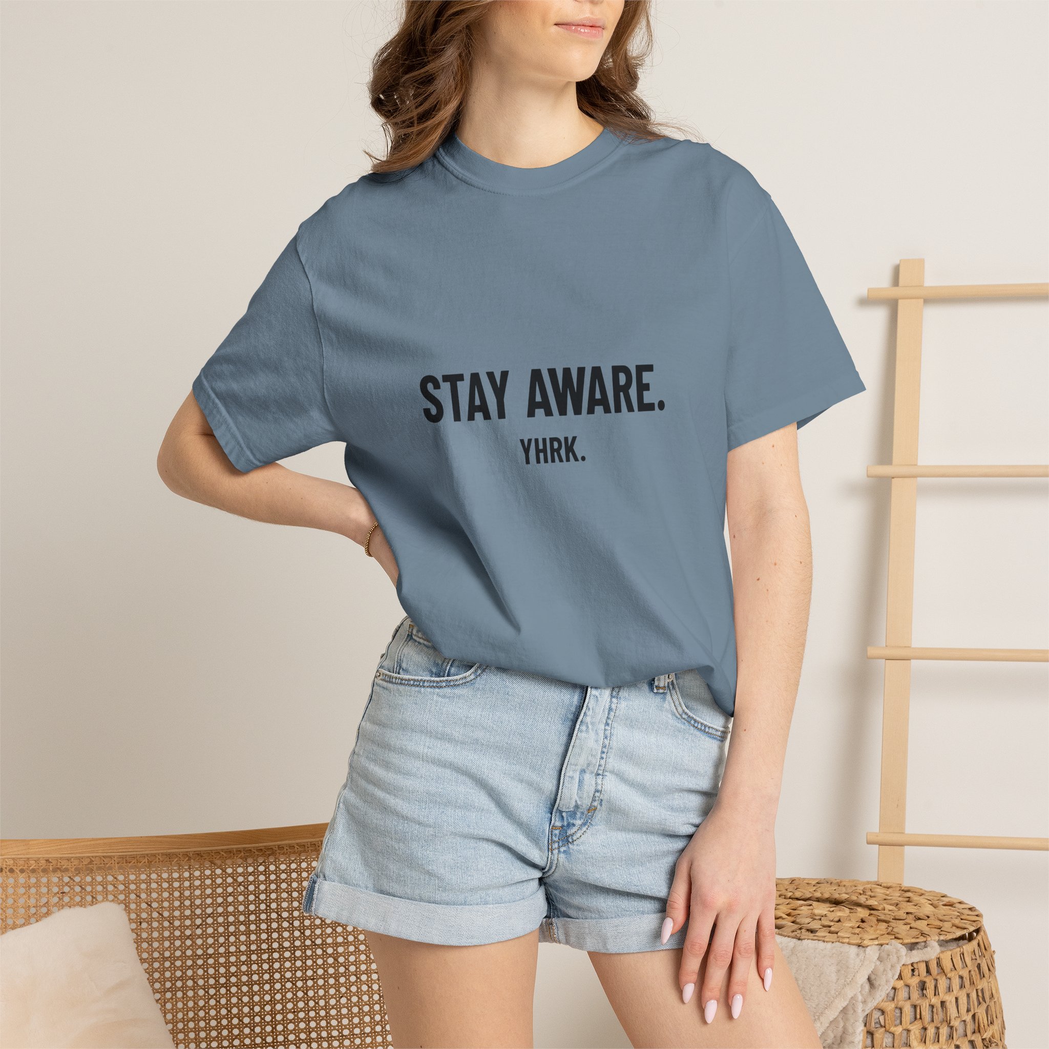 Stay Aware. Graphic T-Shirt — Minimalist Motivational Tee - Image 29