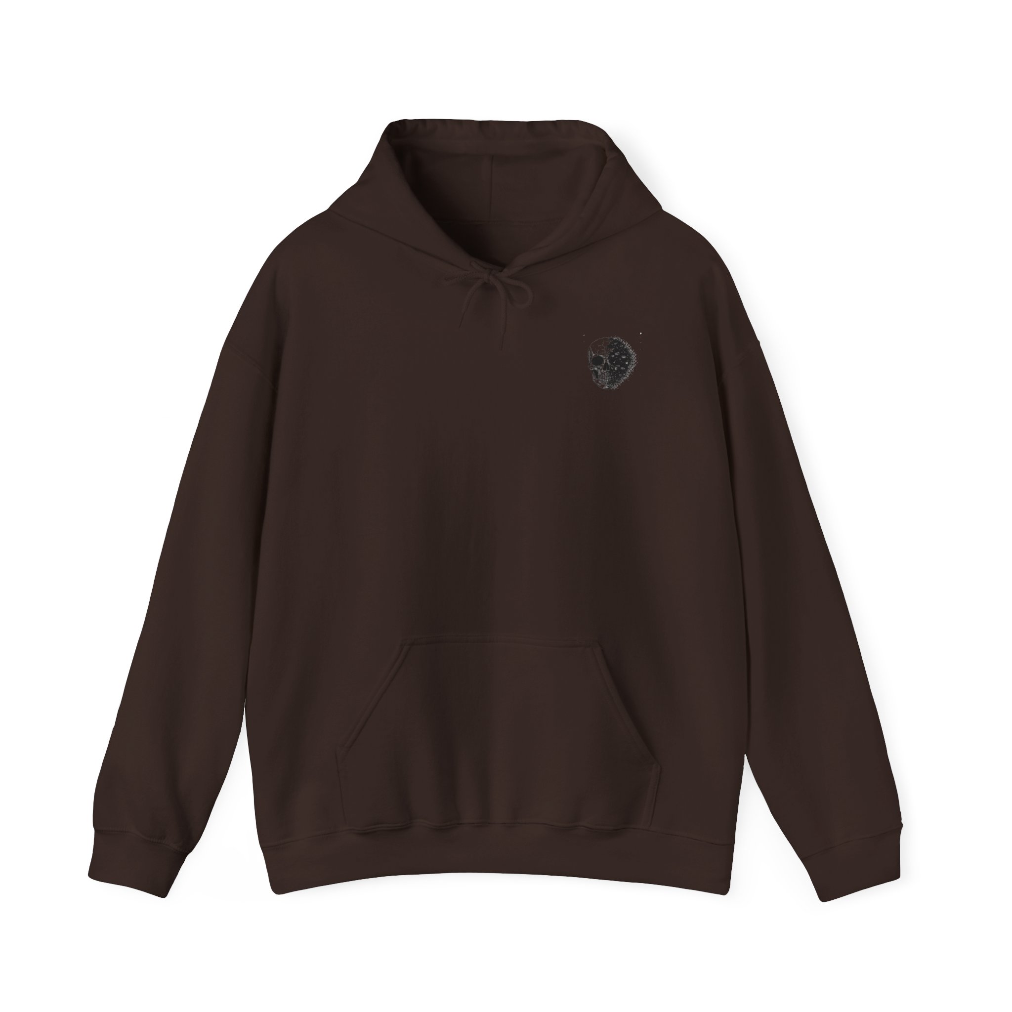 Minimal Crescent Moon Patch Hoodie — Small Embroidered Moon Graphic - Image 22