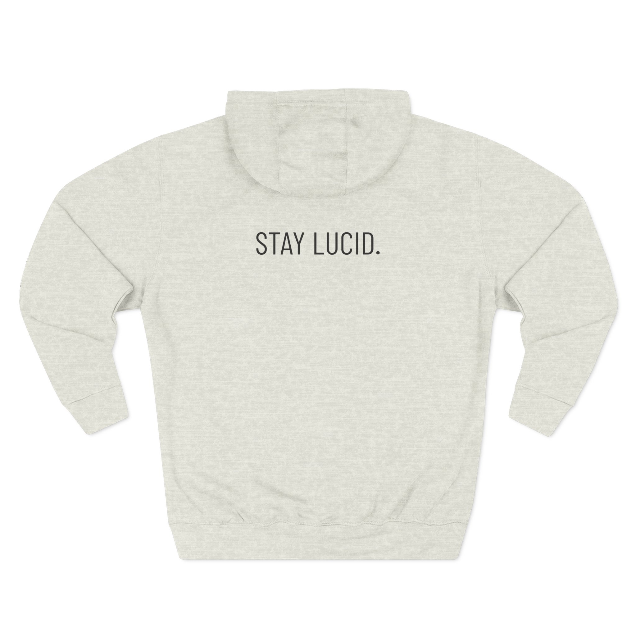 Stay Lucid Hoodie — Minimal Lunar Skull Graphic Pullover - Image 26