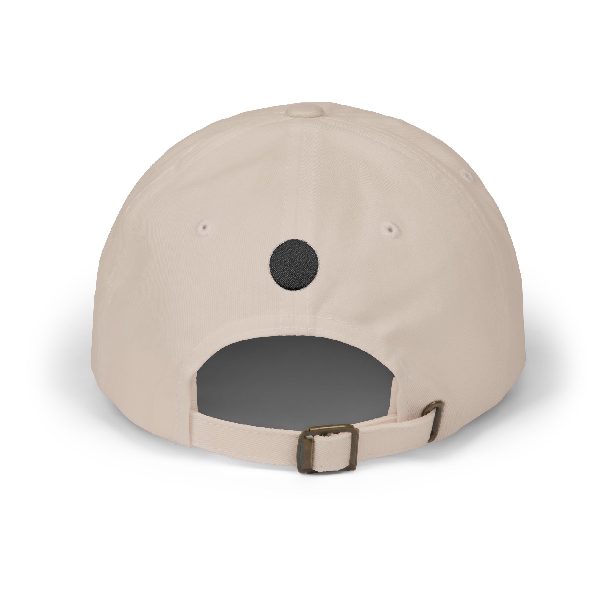 Stay Lucid Dad Cap — Minimal Embroidered White Baseball Hat - Image 6