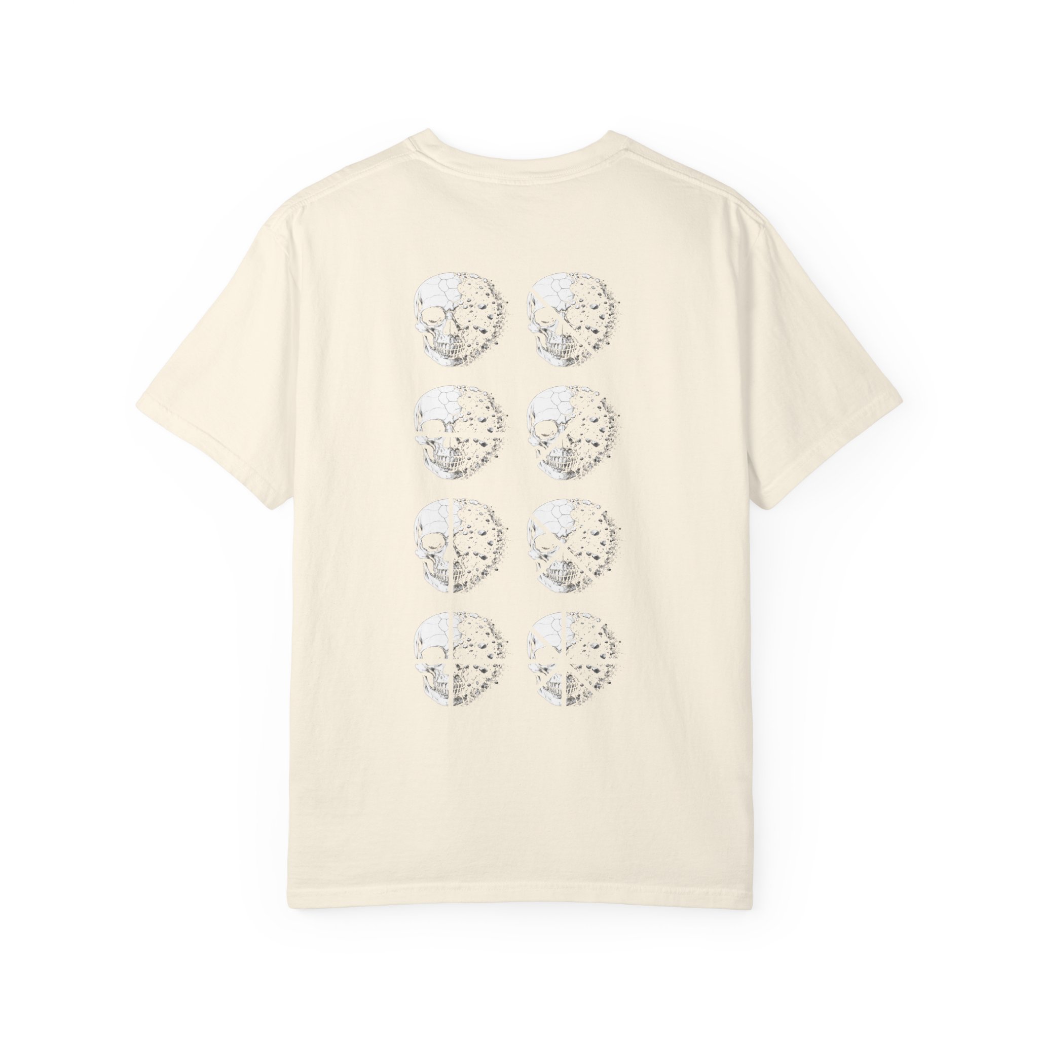 Peace Moon T-Shirt — Minimal 'Keep Going' Graphic Tee with Repeating Peace Moon Back Print - Image 15