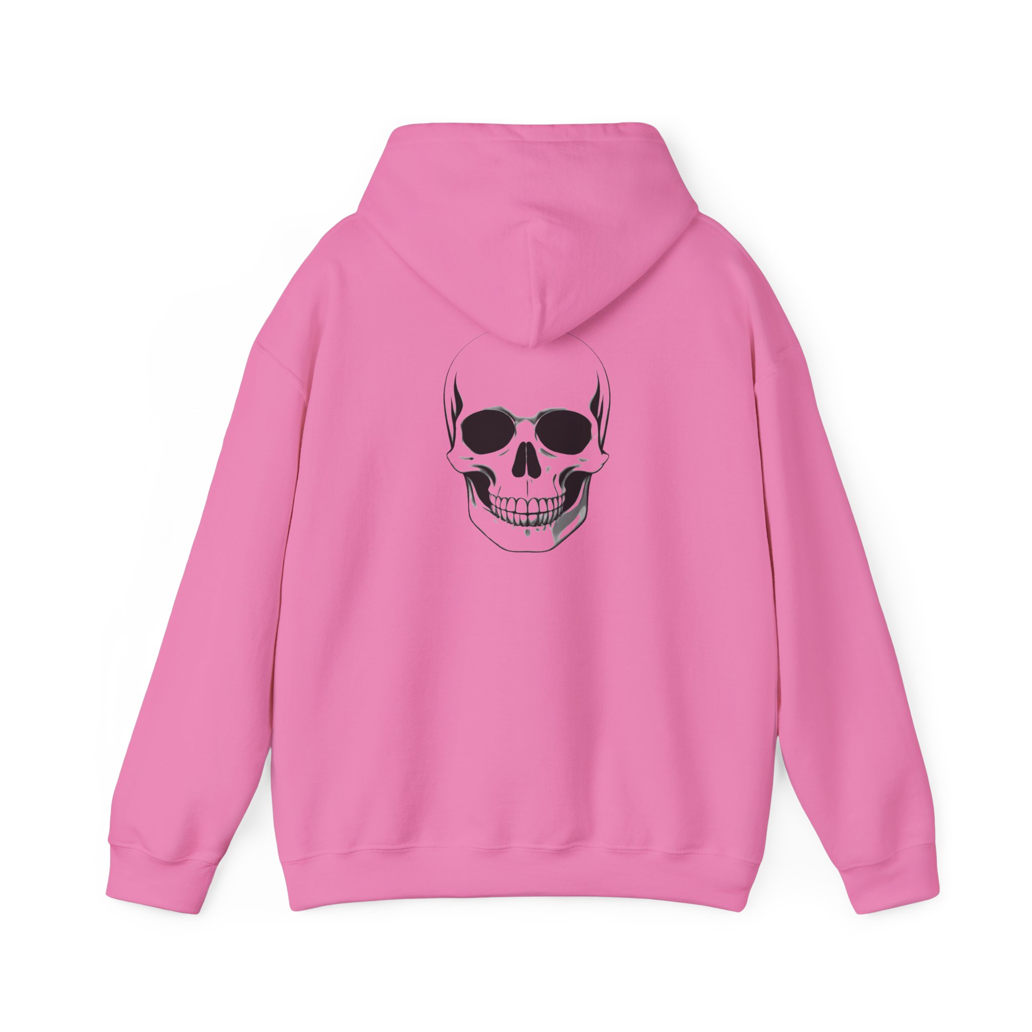Skull Graphic Hoodie — Minimal Back Skull Design - Image 34
