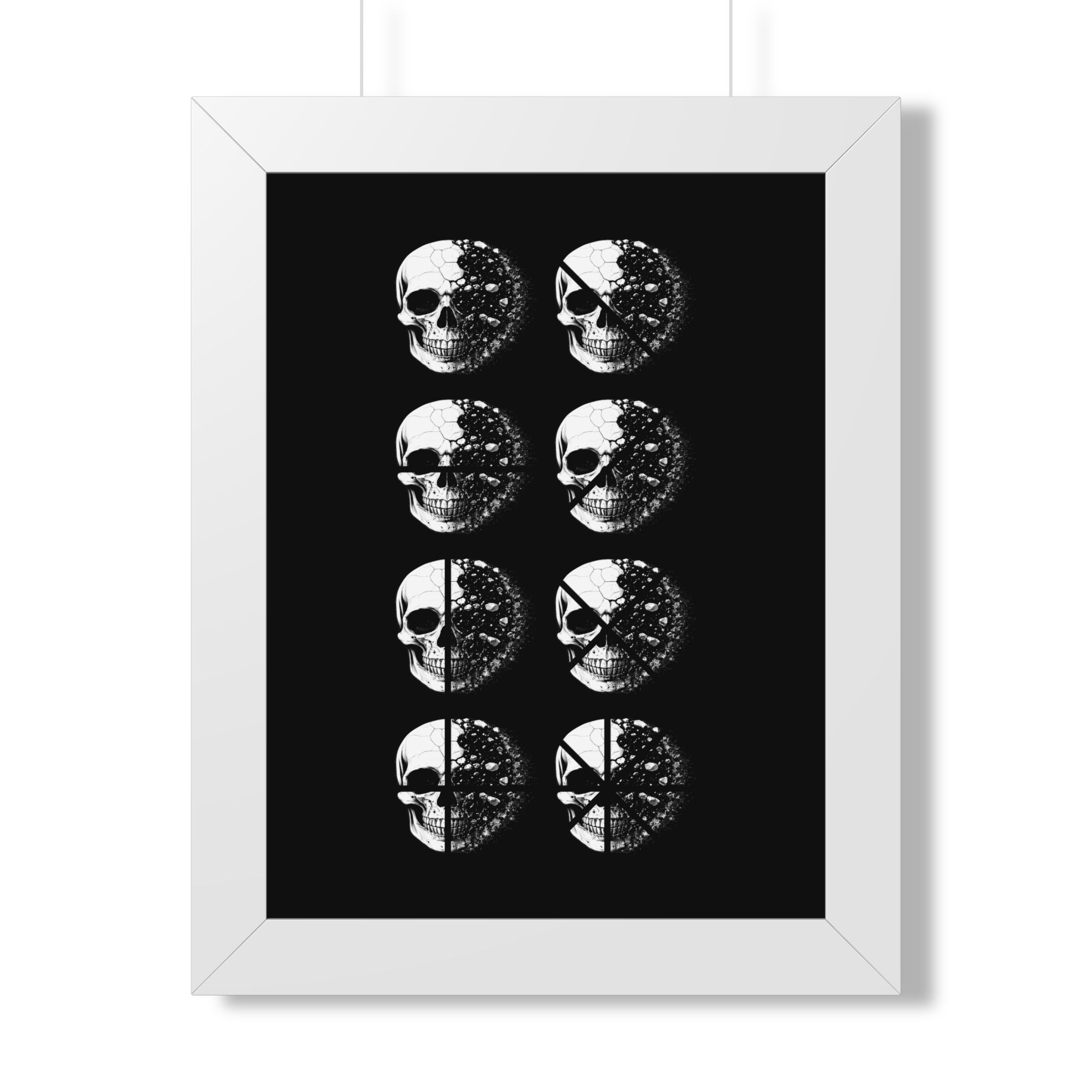Skull Phases Framed Poster - Image 12