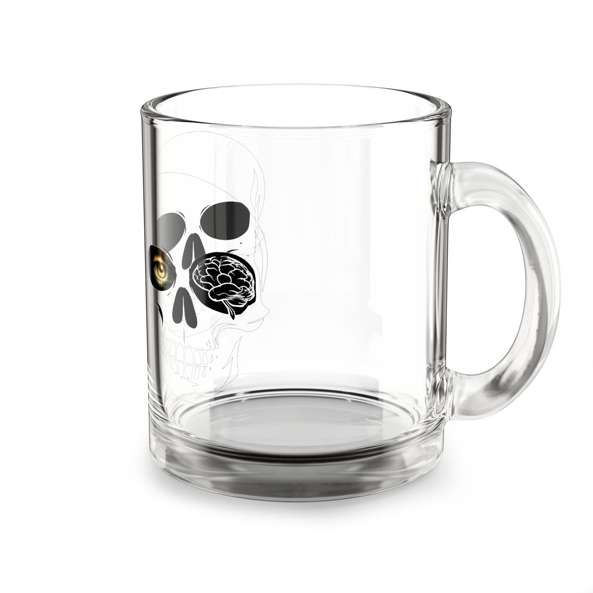 YHRK Glass Mug — The Awakening · LVL1 to LVL2 · Skull Series - Image 5