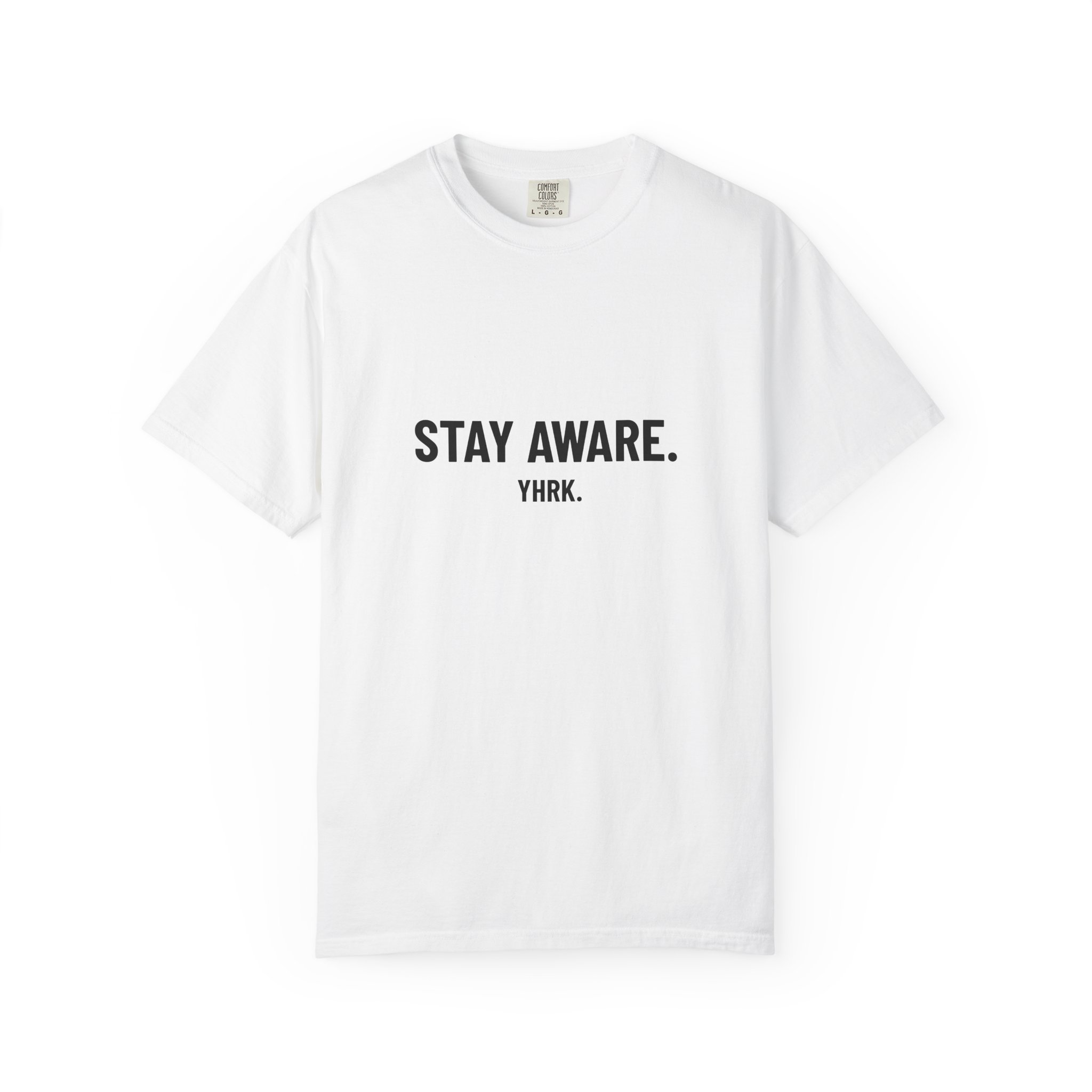 Stay Aware. Graphic T-Shirt — Minimalist Motivational Tee - Image 2