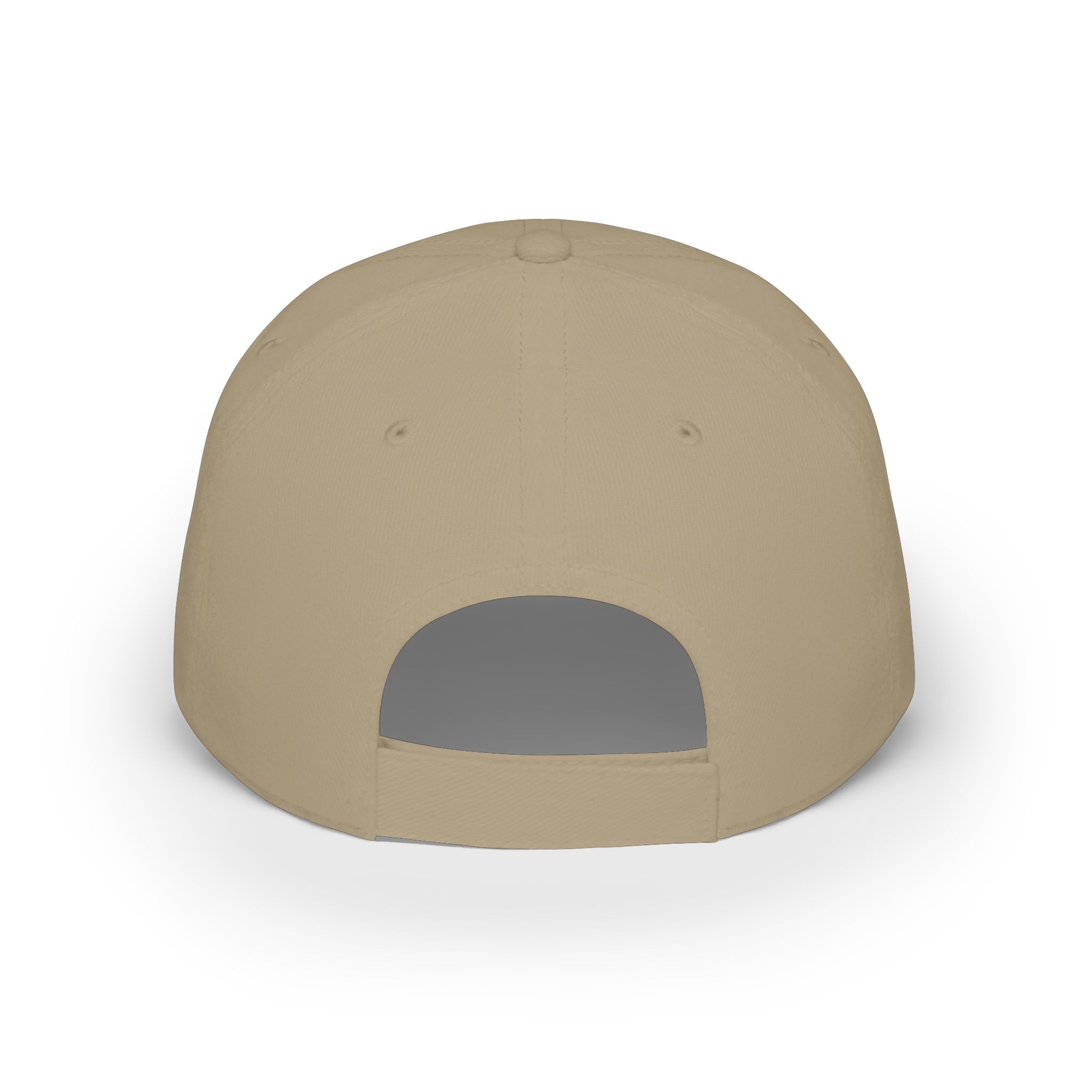Stay Lucid Baseball Cap – Low Profile Red Hat with Retro Circle Text - Image 8