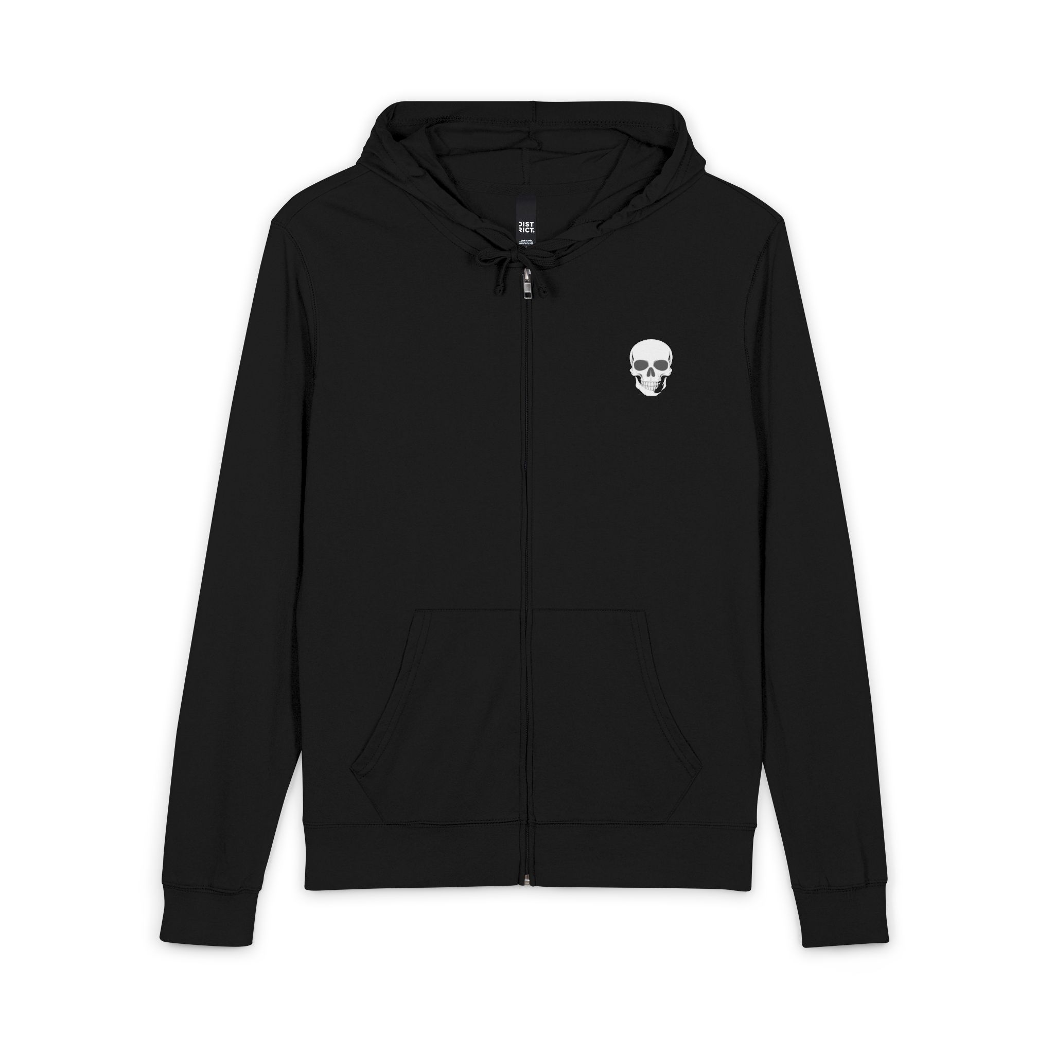 Your Mind Is Your Own Full-Zip Hoodie — Skull Accent - Image 5