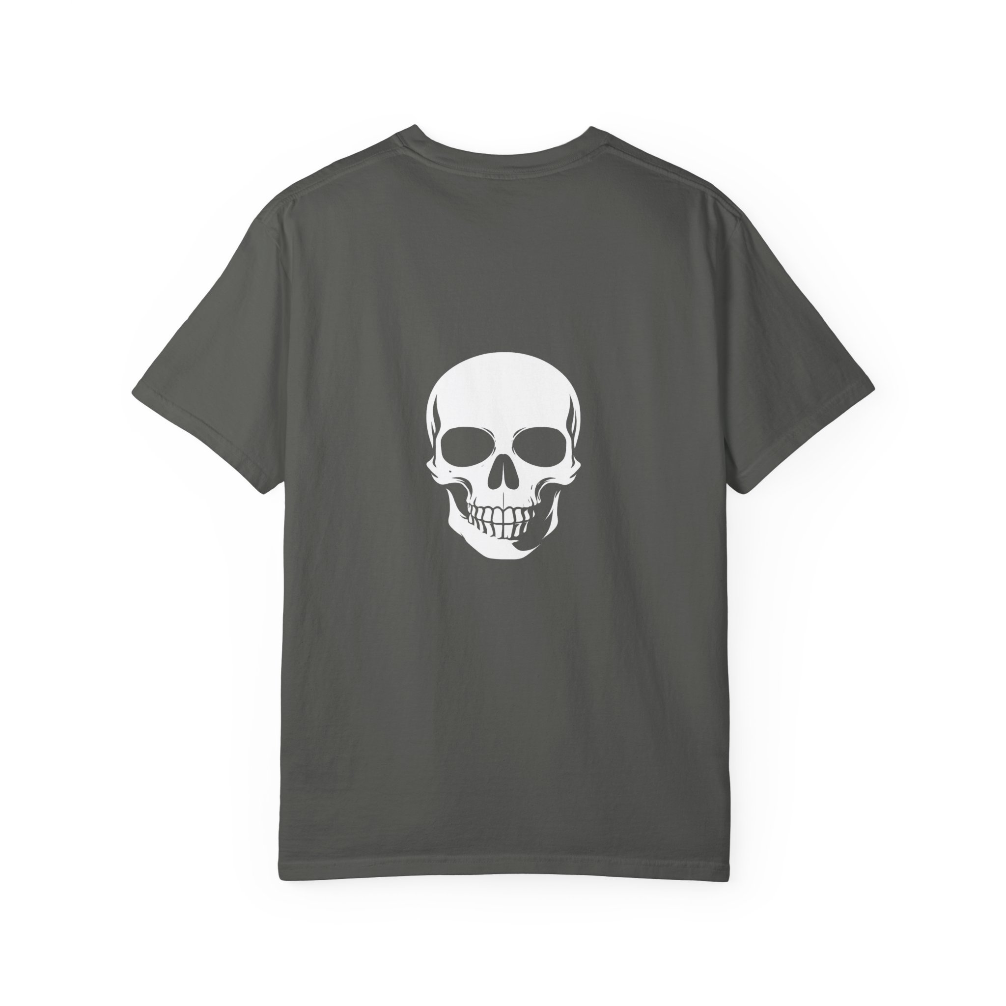 Skull Back Tee — 'Keep Going' Minimalist Garment-Dyed T-Shirt - Image 12