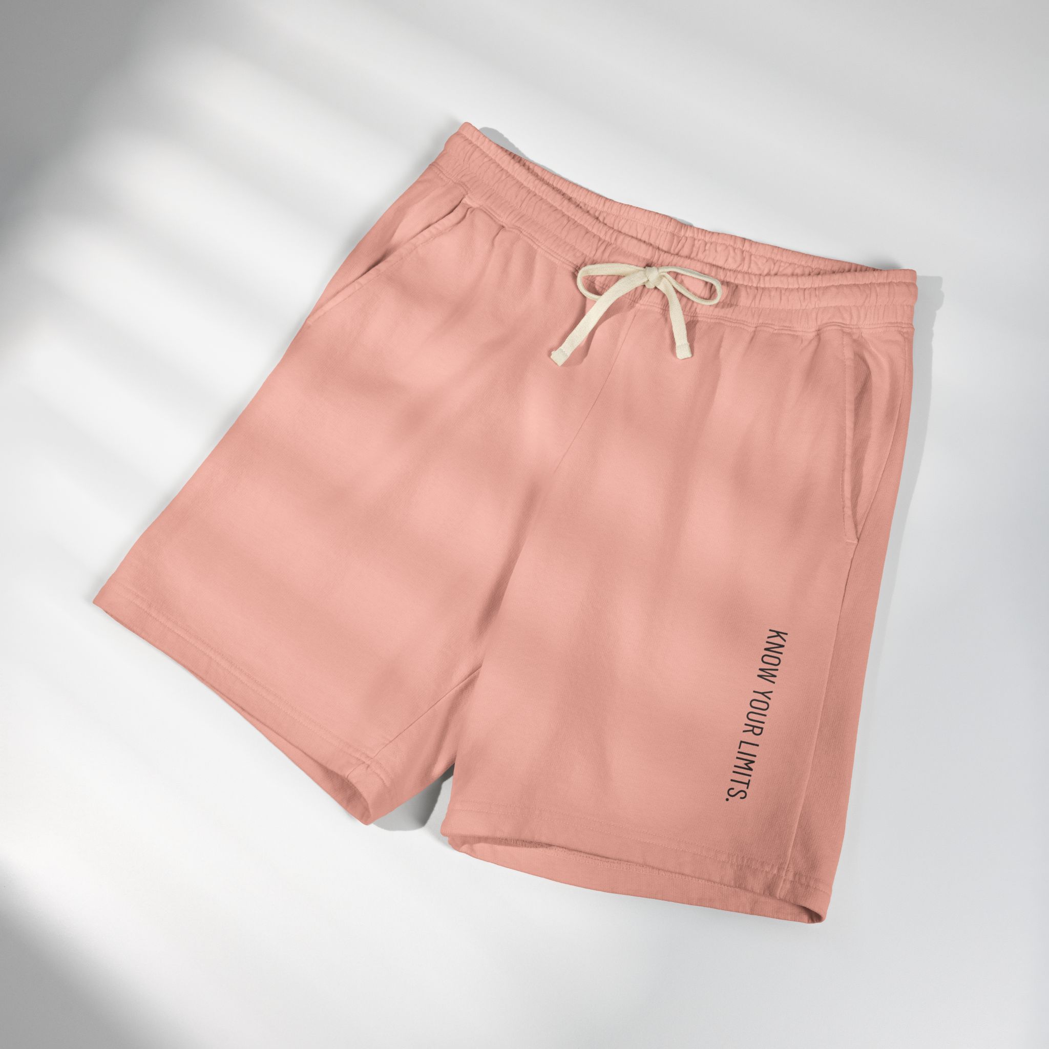 Lightweight Fleece Sweat Shorts — "Know Your Limits" Casual Lounge Shorts - Image 7