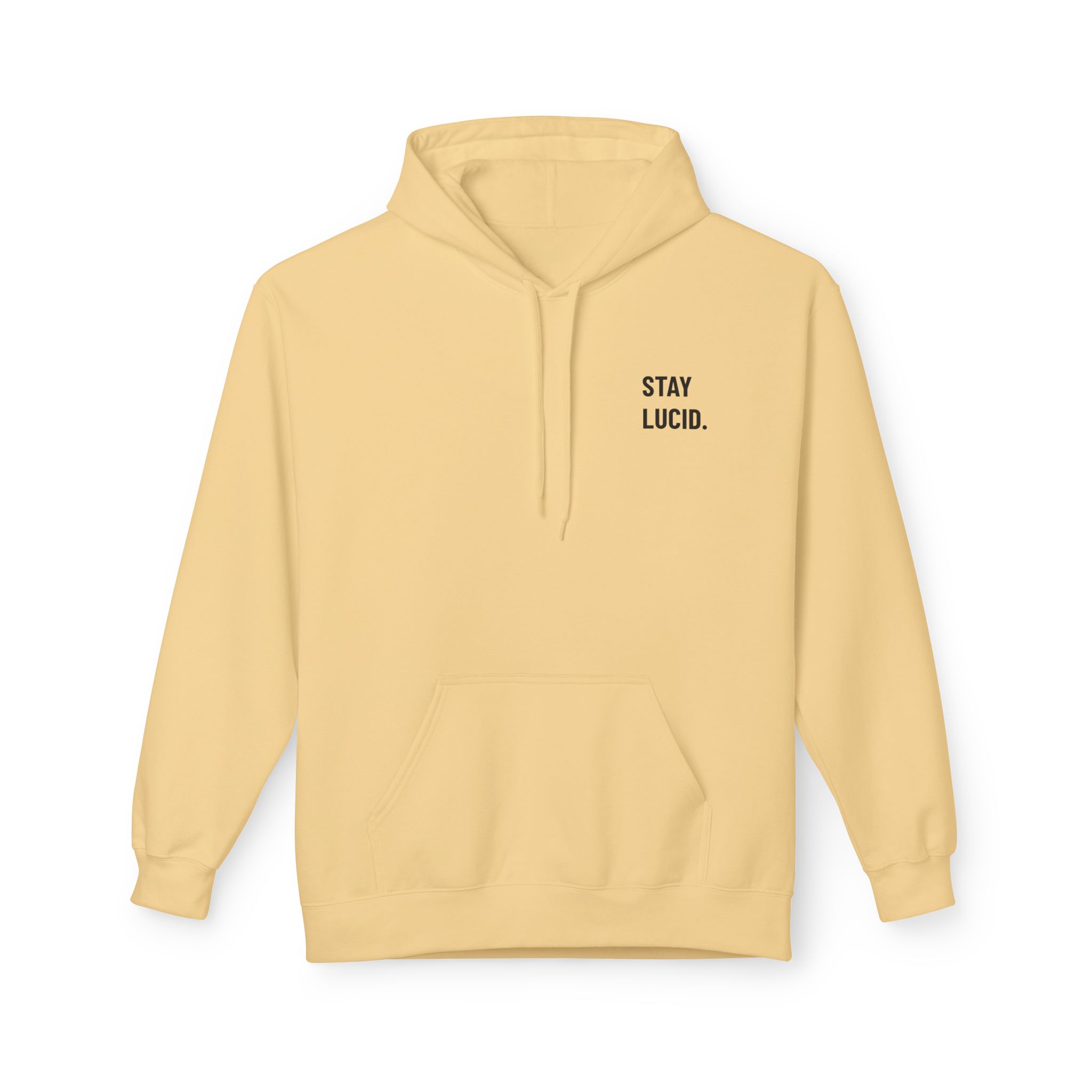 Stay Lucid Hoodie — Minimal Black Circle Graphic Pullover - Image 9